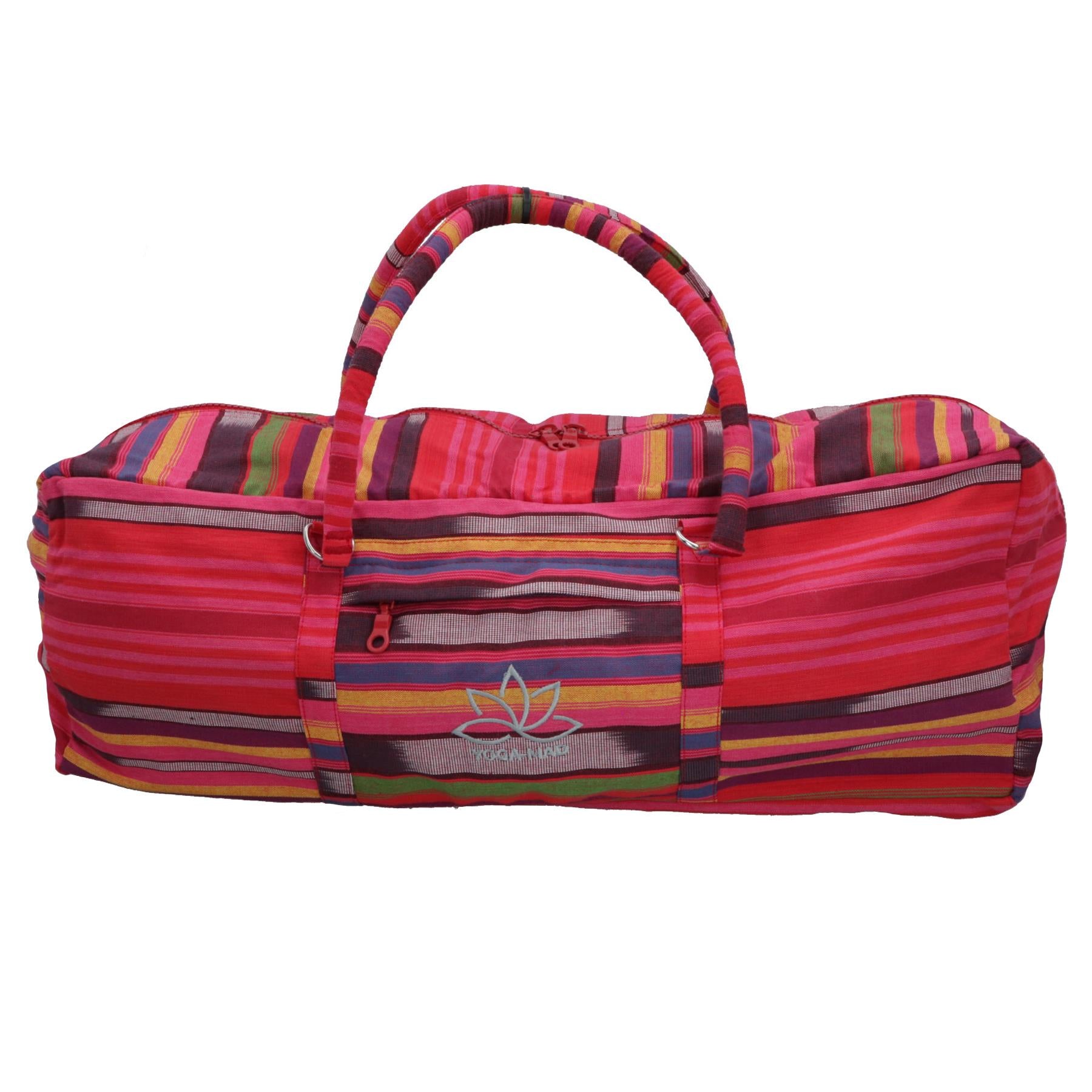 Yoga Pilates Kit Duffle Bag Travel Mat Carrier Blue or Pink Studio Gym Fitness