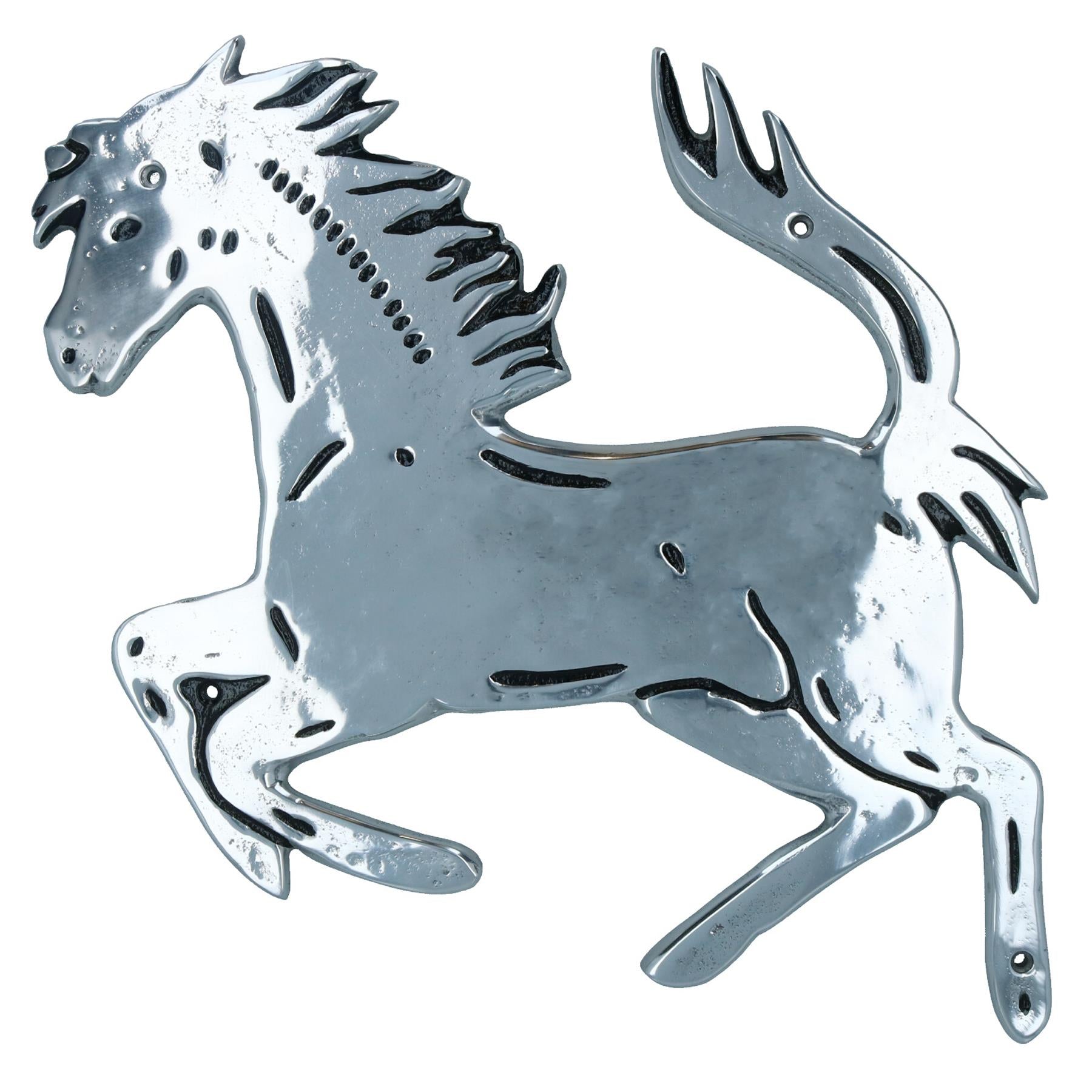 Plaque en aluminium pour cheval, porte, mur, maison, portail, jardin, écurie, ferme, cour