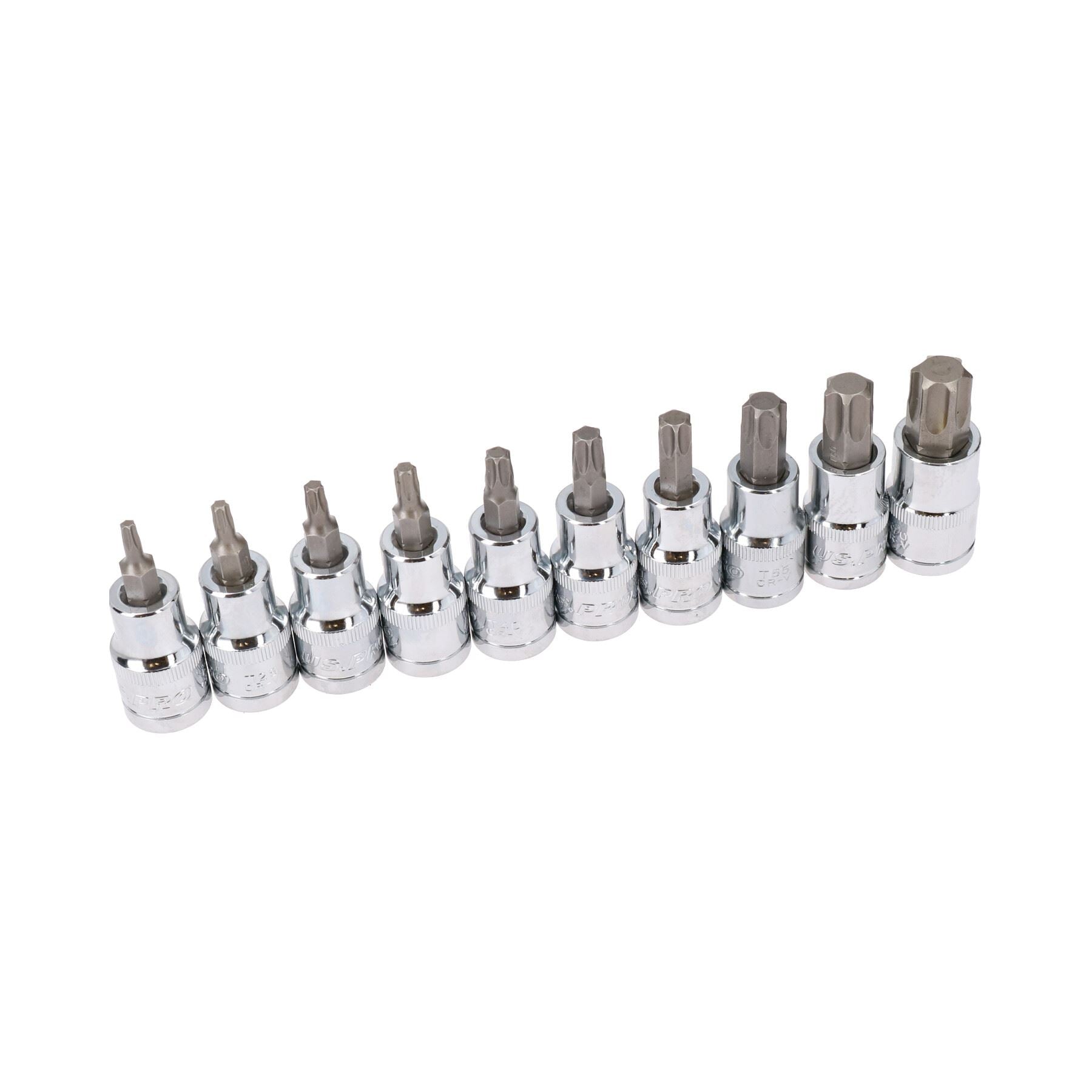 Coffret de 10 douilles étoile/Torx par BERGEN AT668