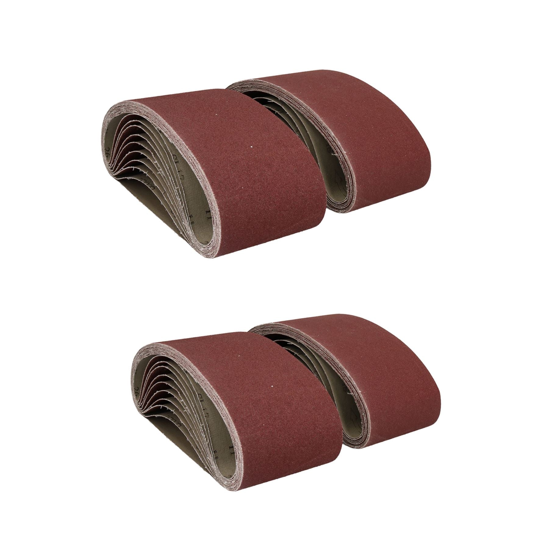 Bandes abrasives à grains mixtes 610 mm x 100 mm Packs de bandes abrasives pour ponceuses Power File