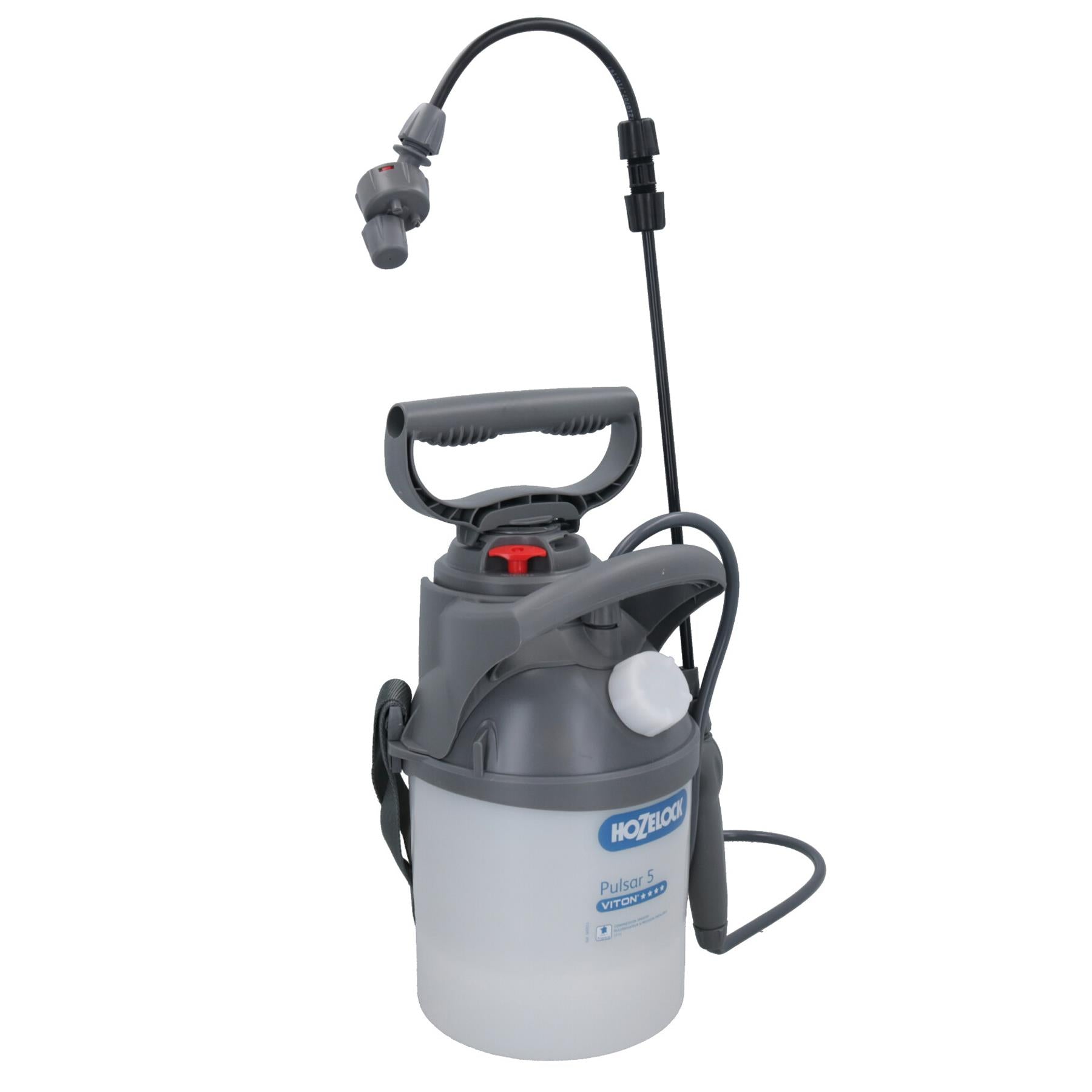Hozelock Pulsar Viton 5 Ltr Garten Druckpumpe Sprüher + Lanze flüssige Chemikalien