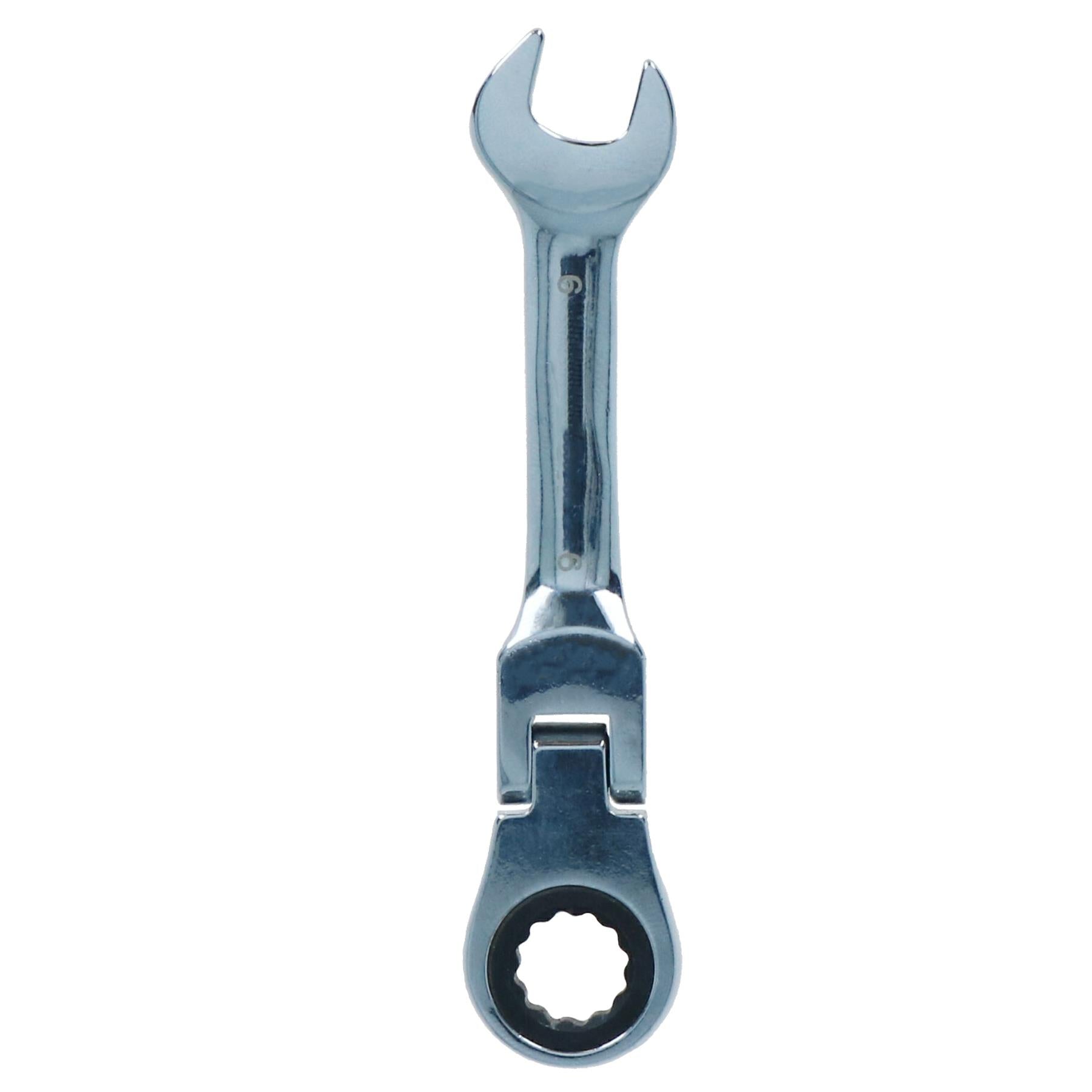 Jeu de clés mixtes à cliquet flexibles courtes métriques MM 8 mm – 19 mm