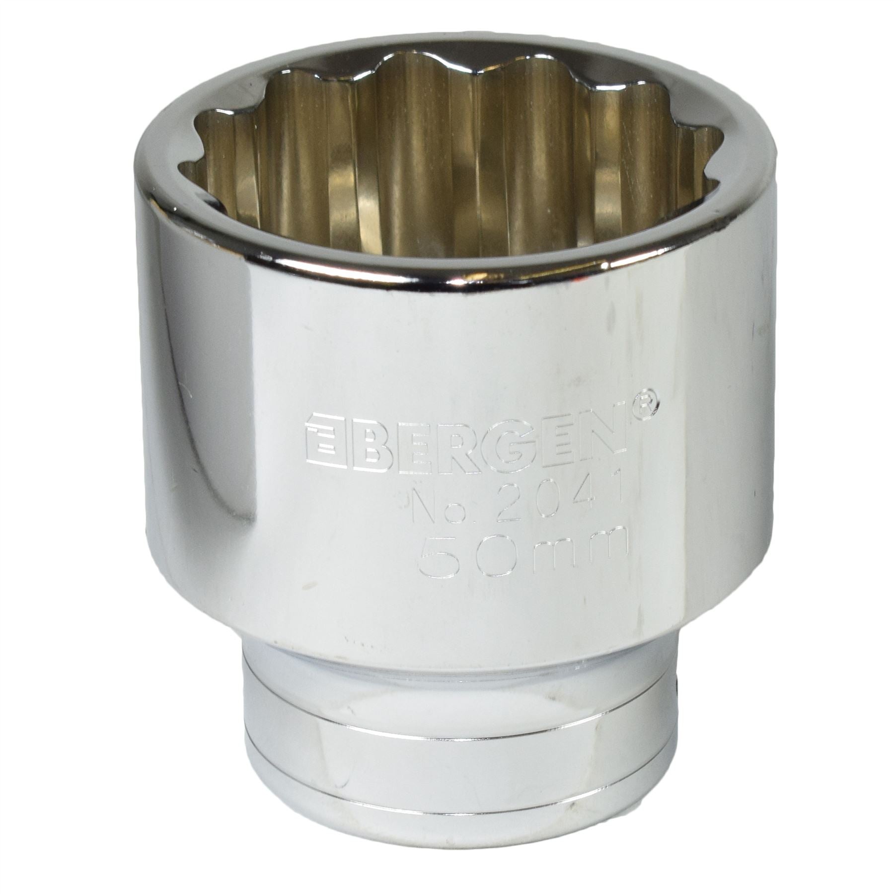 Douille métrique profonde MM 50 mm 3/4" 12PT (face) pour écrous de moyeu Ford Transit