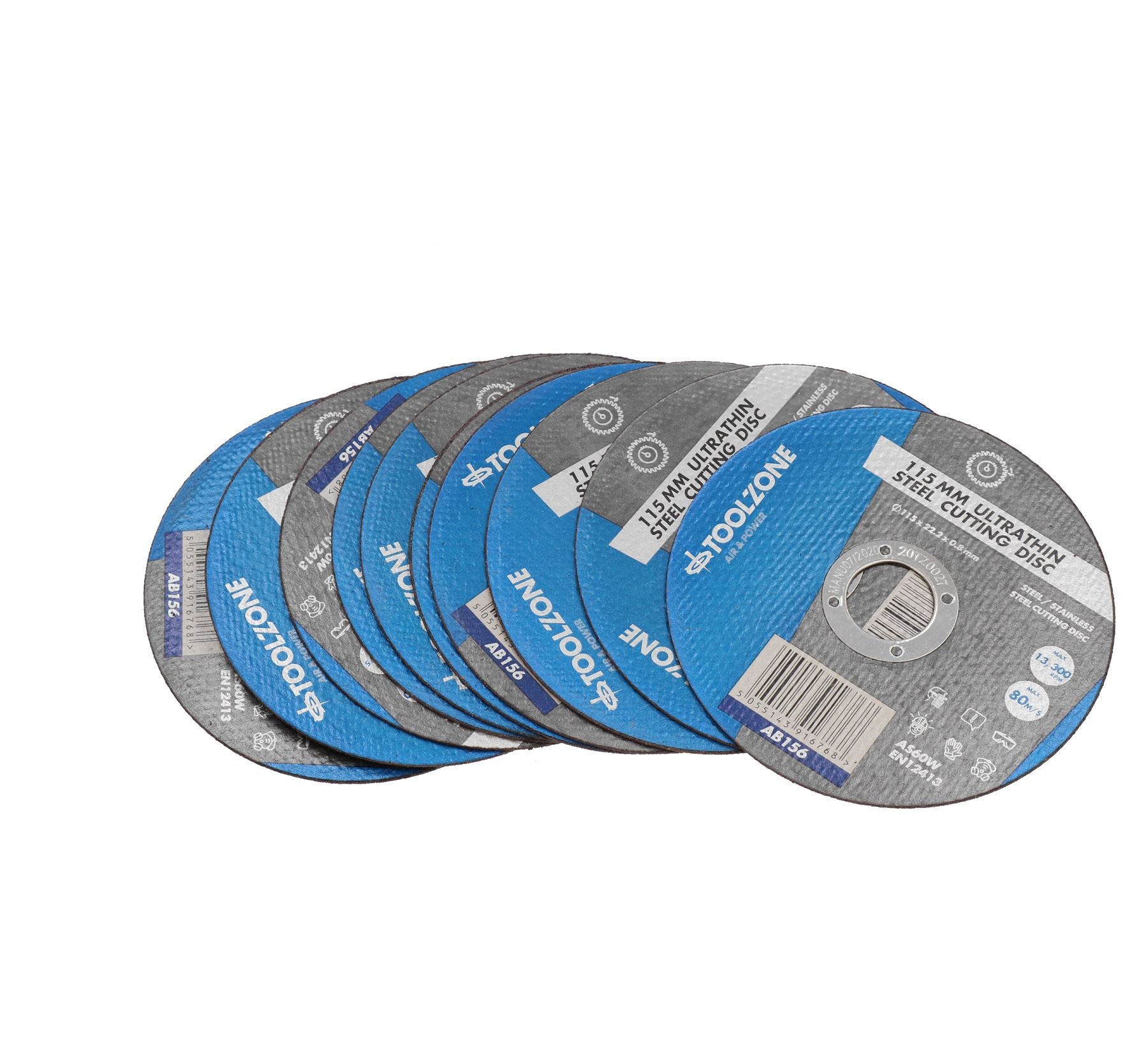 Ultrathin 115mm x 1mm Metal Steel Cutting Discs For 4-1/2” Angle Grinders 100pc