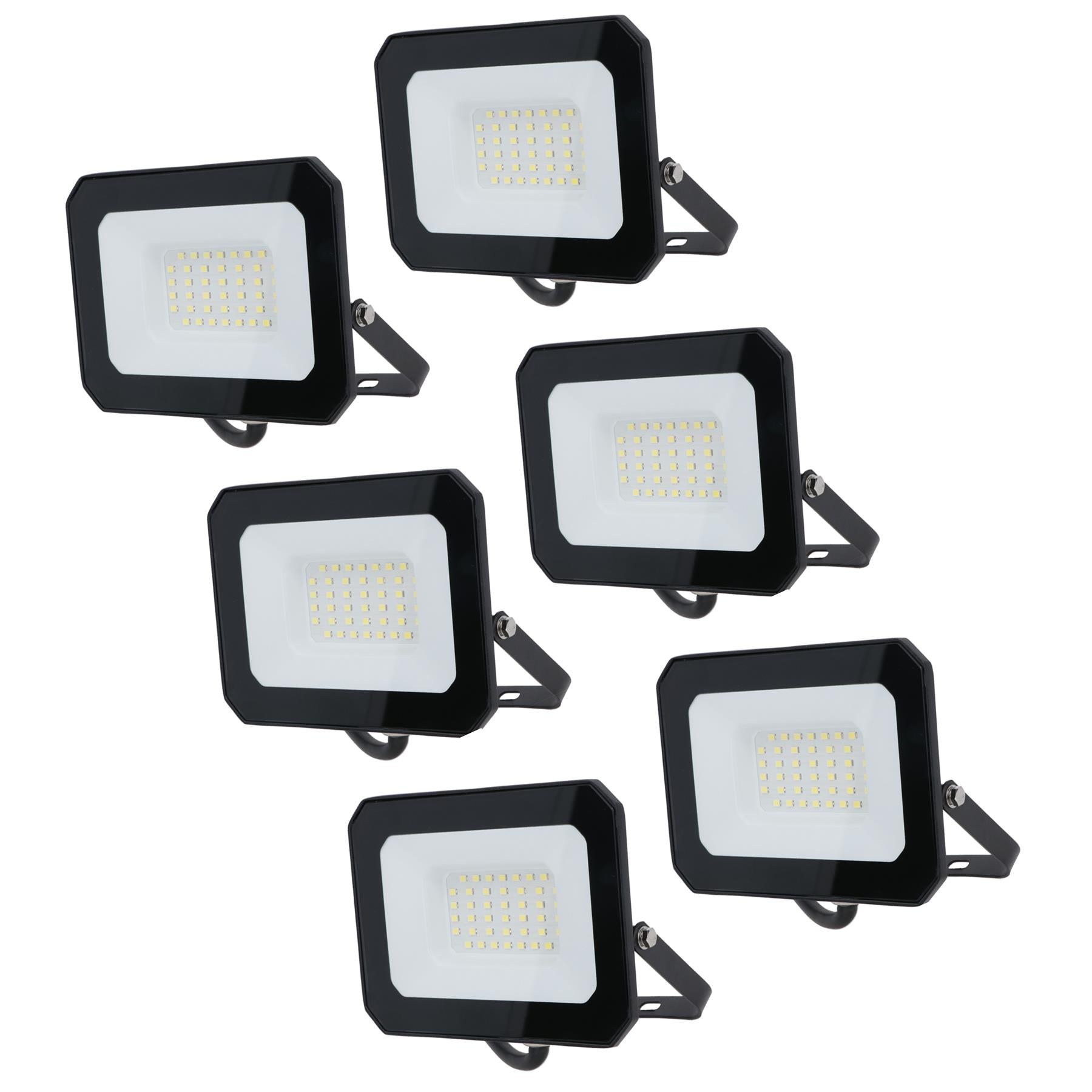 30 Watt LED Mini Floodlight Garden Lighting 2400 Lumens IP65 + Bracket