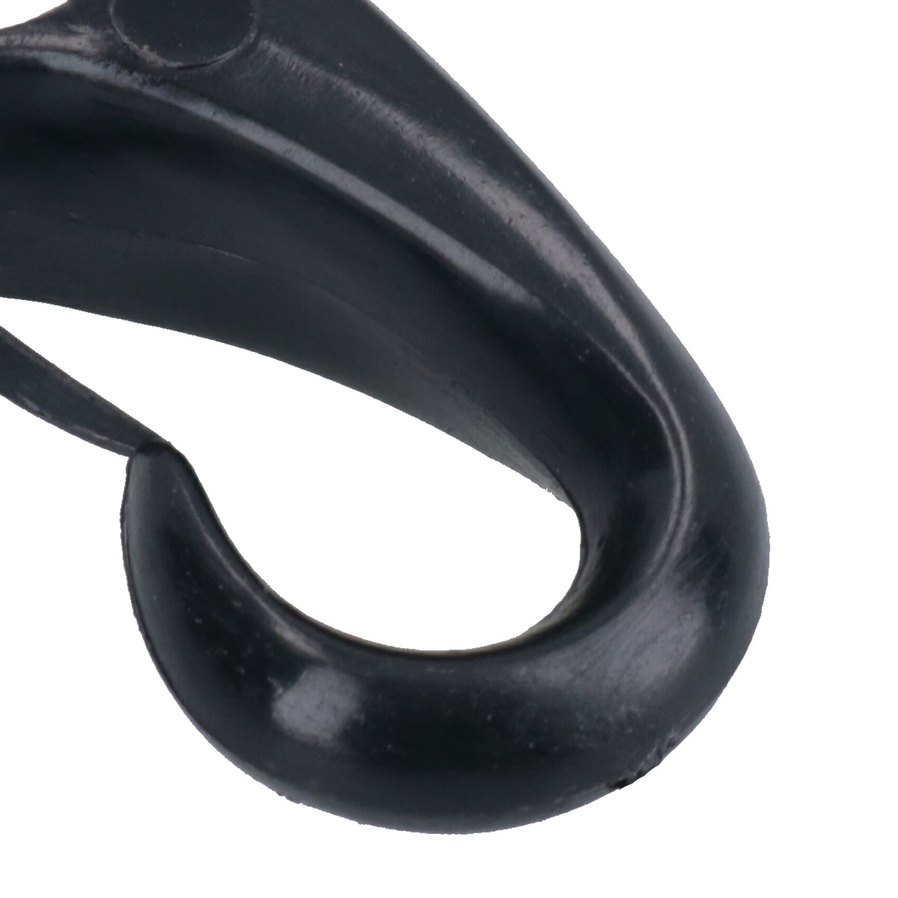 Crochet de 8 mm pour corde élastique élastique en nylon noir antirouille