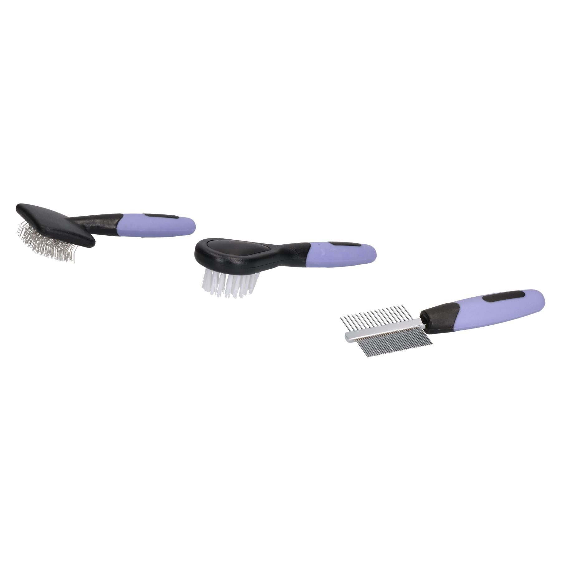 Mini kit de toilettage pour petits animaux Brosse, peigne, coupe-pinceaux, lapin, hamster, gerbille