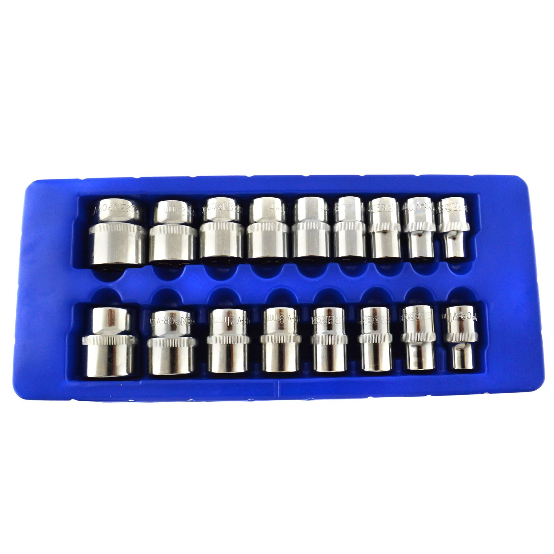 1/2"-Antrieb, flache metrische MM-Steckschlüssel, 6-seitiger Einzelsechskant-Steckschlüssel 10 mm – 30 mm