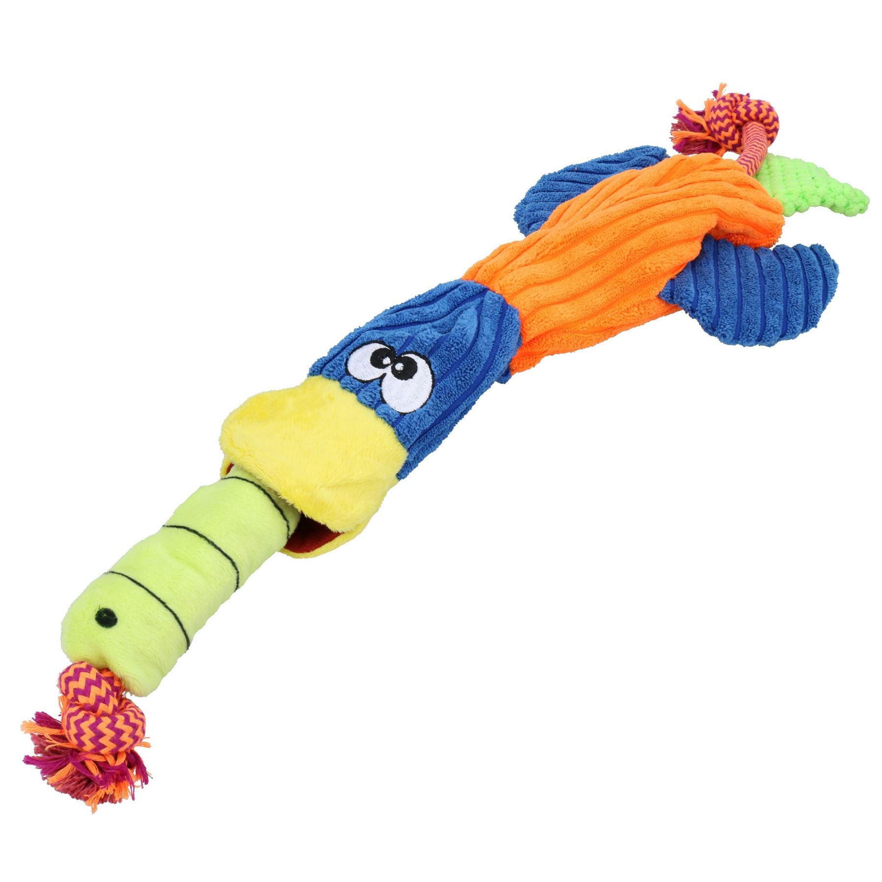 Plüsch Seil Cordy Catchers Ente Hund spielen Spielzeug mit Squeeze Haustier Hund Welpen Geschenk