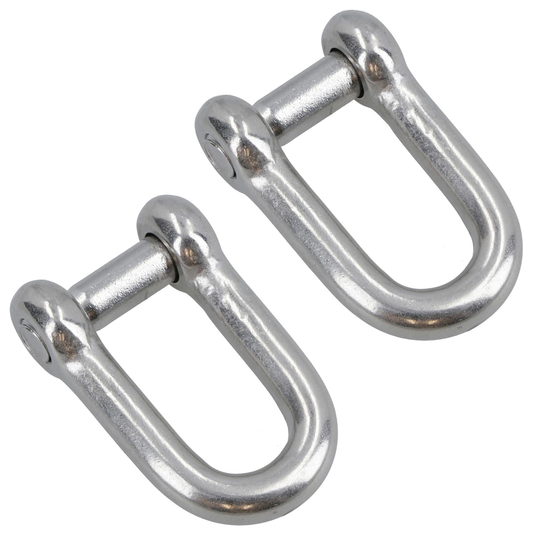 Countersunk Pin Dee Shackle 12mm Hex Socket Rigging Link Stainless Steel 316