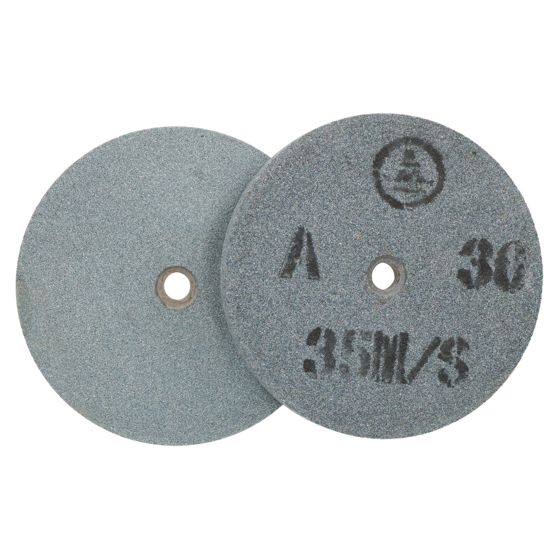 6" 150 mm Doppelschleifscheiben, Schleifscheiben, Räder, Körnung 36 (grob) und 60 (fein), 2 Stück