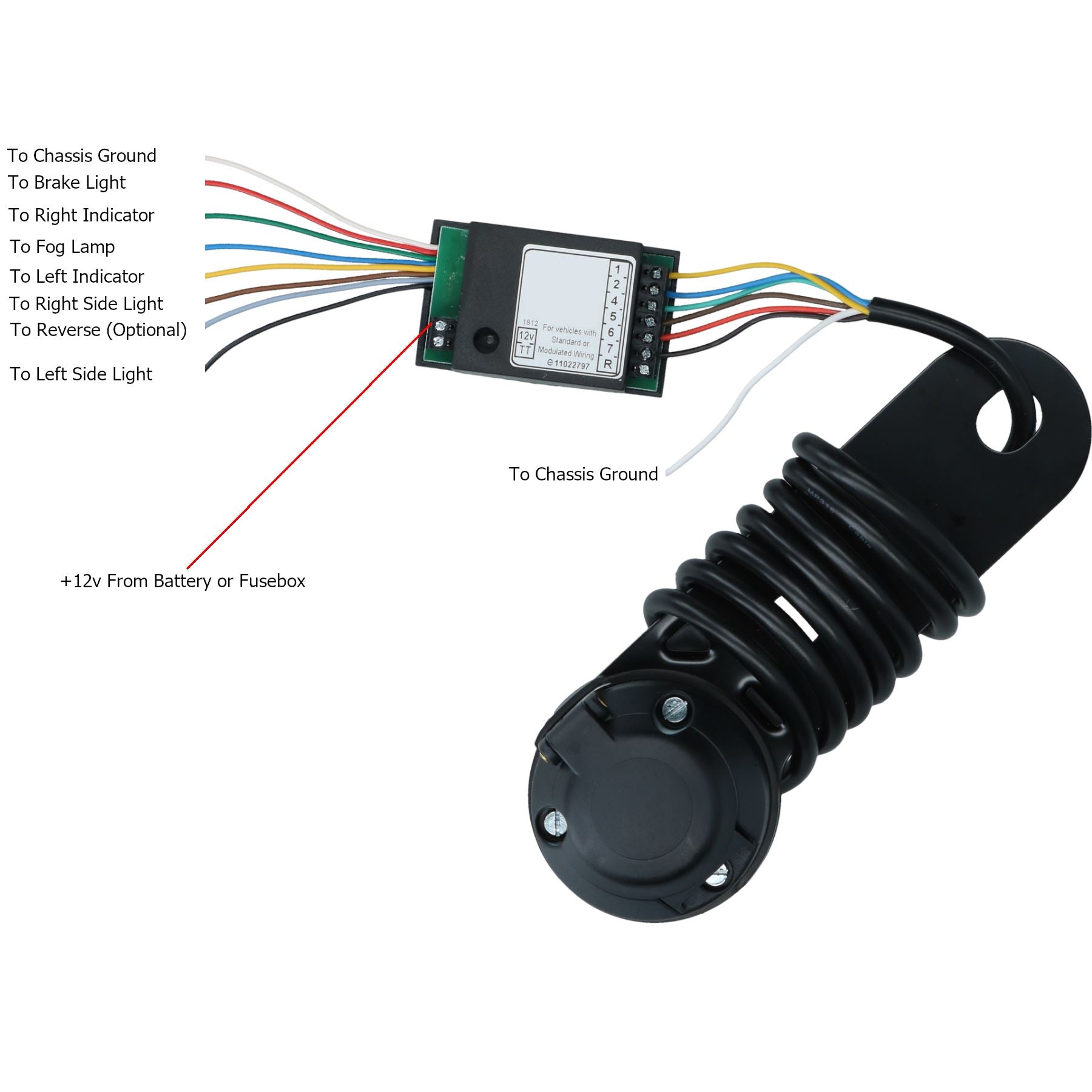 Anhängerkupplung Abschleppen Elektrik Anhängersteckdose EASY WIRING KIT Moderne Canbus Autos
