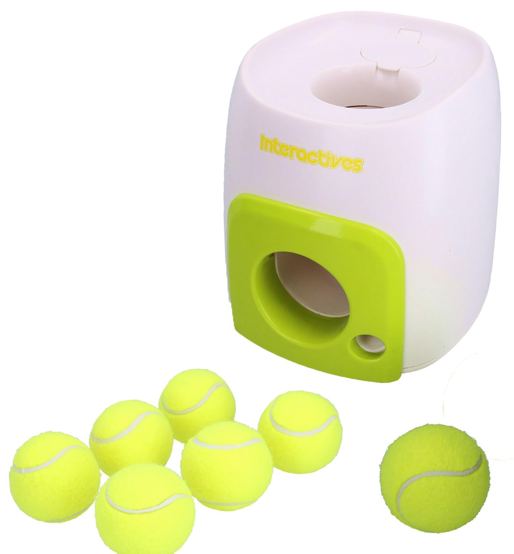 Interaktives Apportier- und Leckerli-Spiel für Hunde, gehirnstimulierendes Leckerli-Spender für Hunde, 7 Bälle
