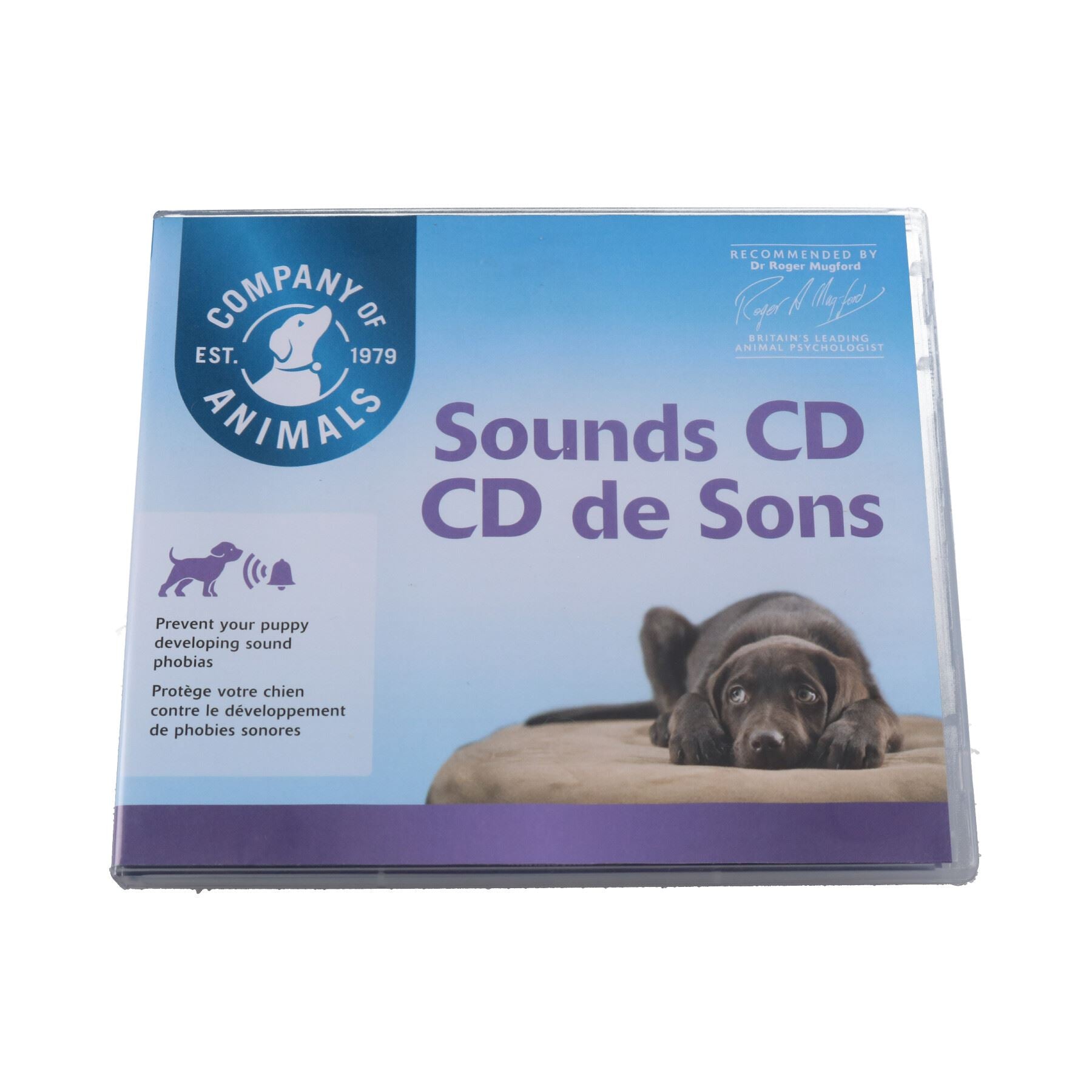 Everyday Sound CD New Puppy Dog Training Aid Help Prevent Sound Phobias