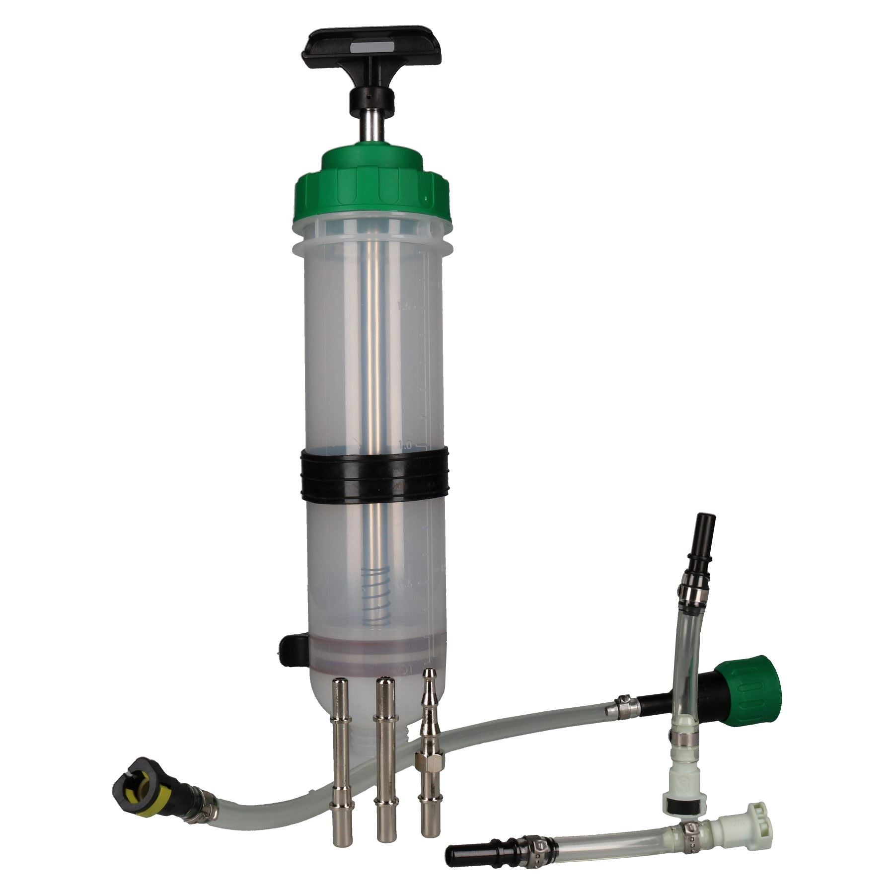 Seringue de récupération de carburant Pompe d'aspiration de 1,5 L Amorce de vidange de réservoir de carburant AU617
