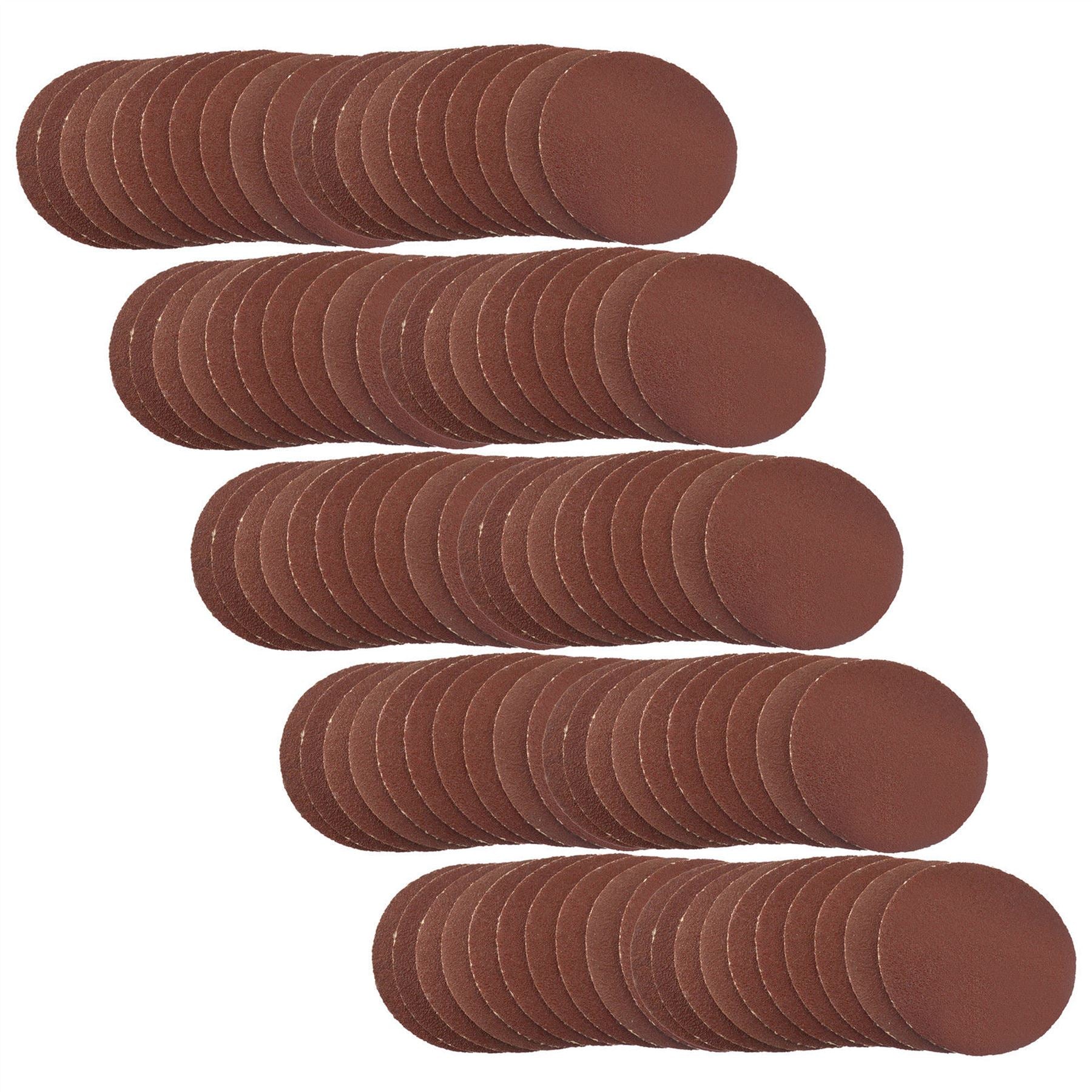 2" Druckluft-Winkelschleifer, Schleif- und Poliergerät und 100er-Packung Schleifpads mit 120er-Körnung