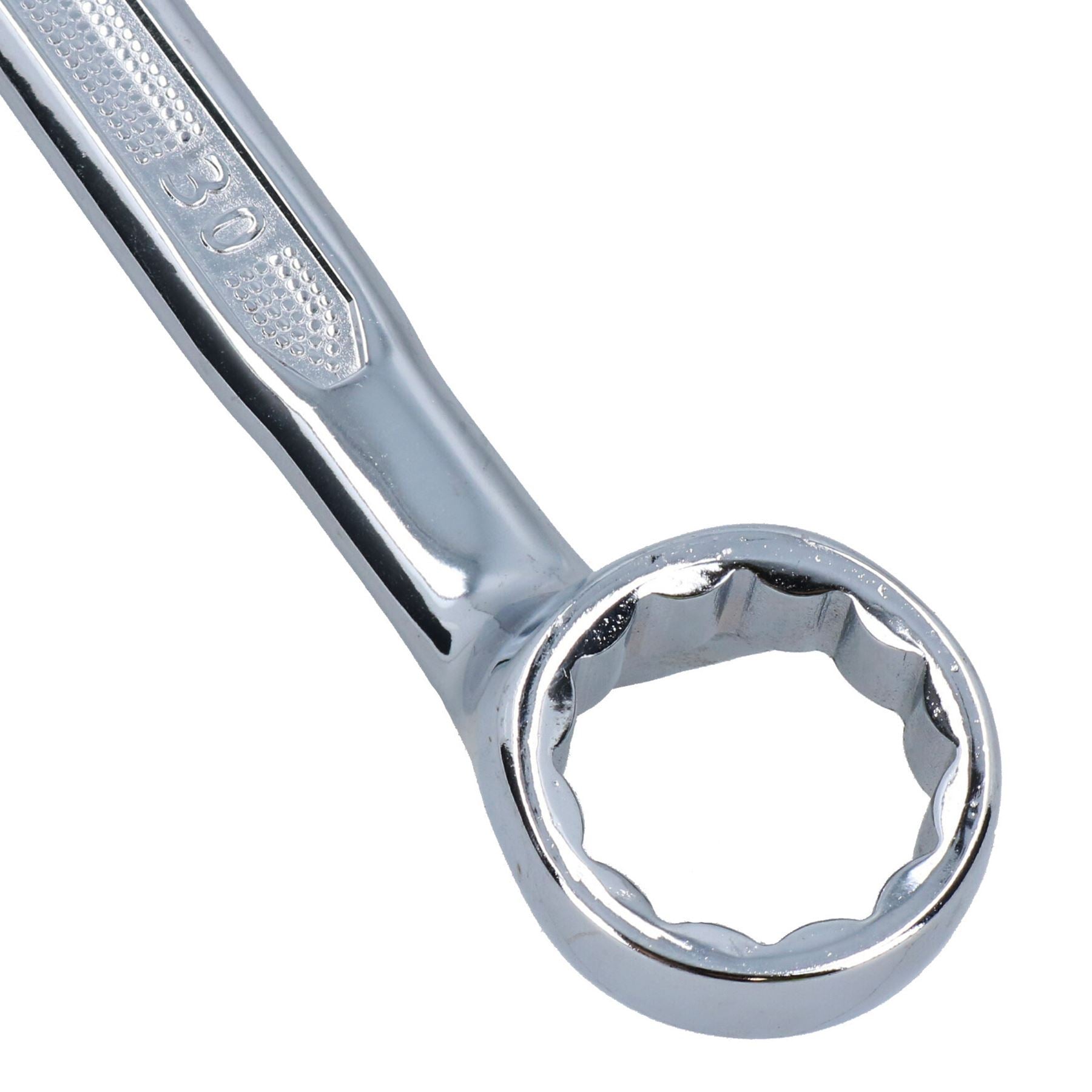 Clé à écrou à double extrémité métrique 30 mm + 32 mm pour obstructions, décalée de 75