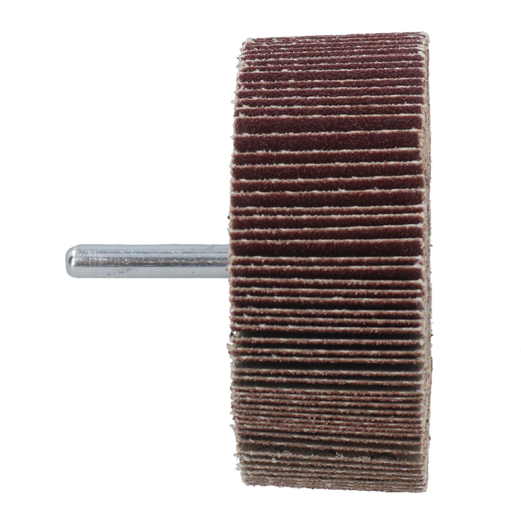 80mm Fächerschleifscheibe Schleifteller für Bohrmaschinen 6mm Schaft
