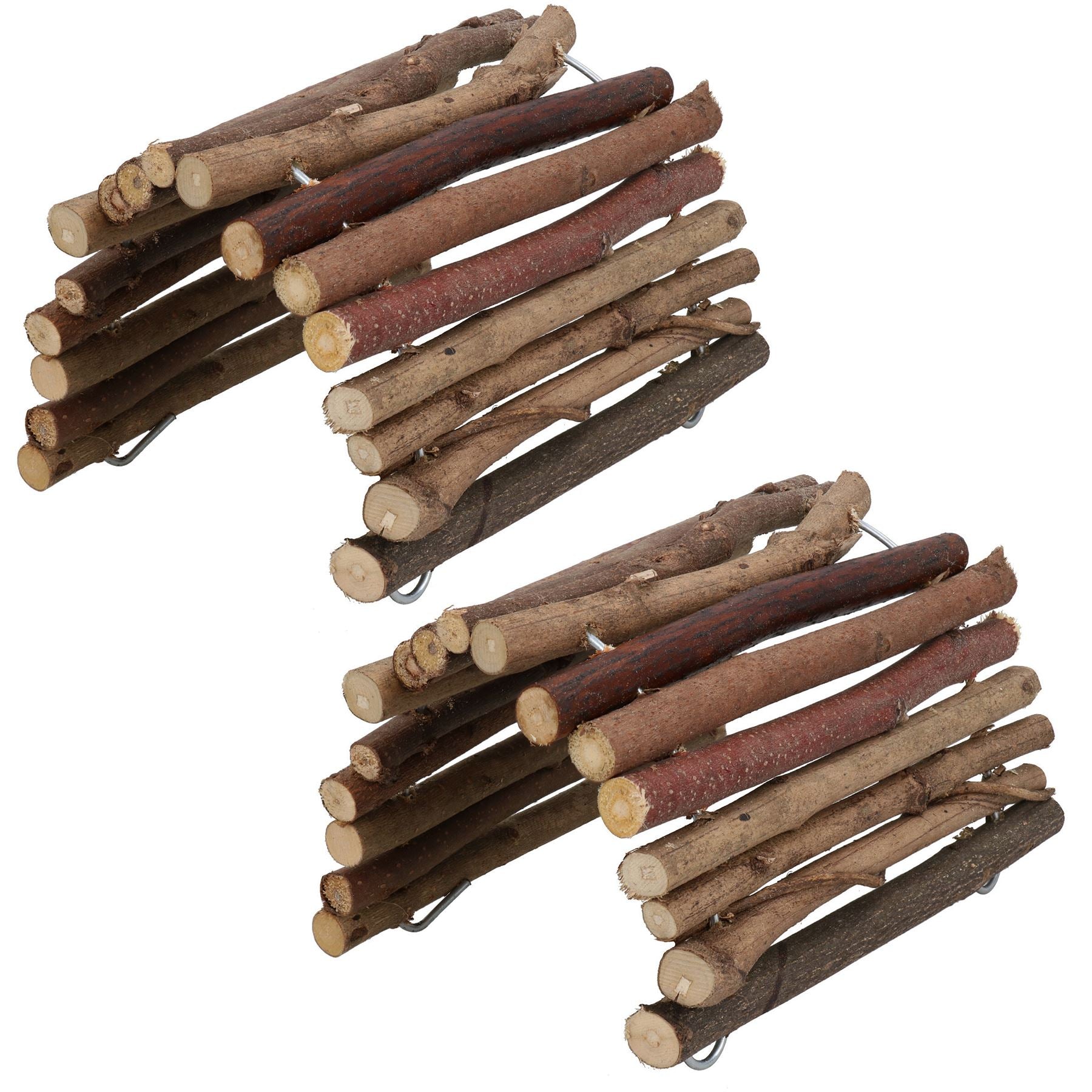 Cachette en bois pour petits animaux de taille moyenne Stix Play Stix pour accessoires de jeu actif 2PK