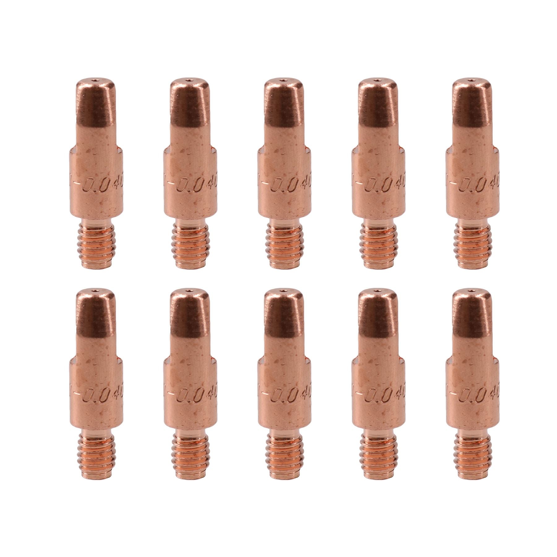 1.0mm Mig Welding Welder Round Contact Tips for MB25 MB36 Euro Torches 10pk