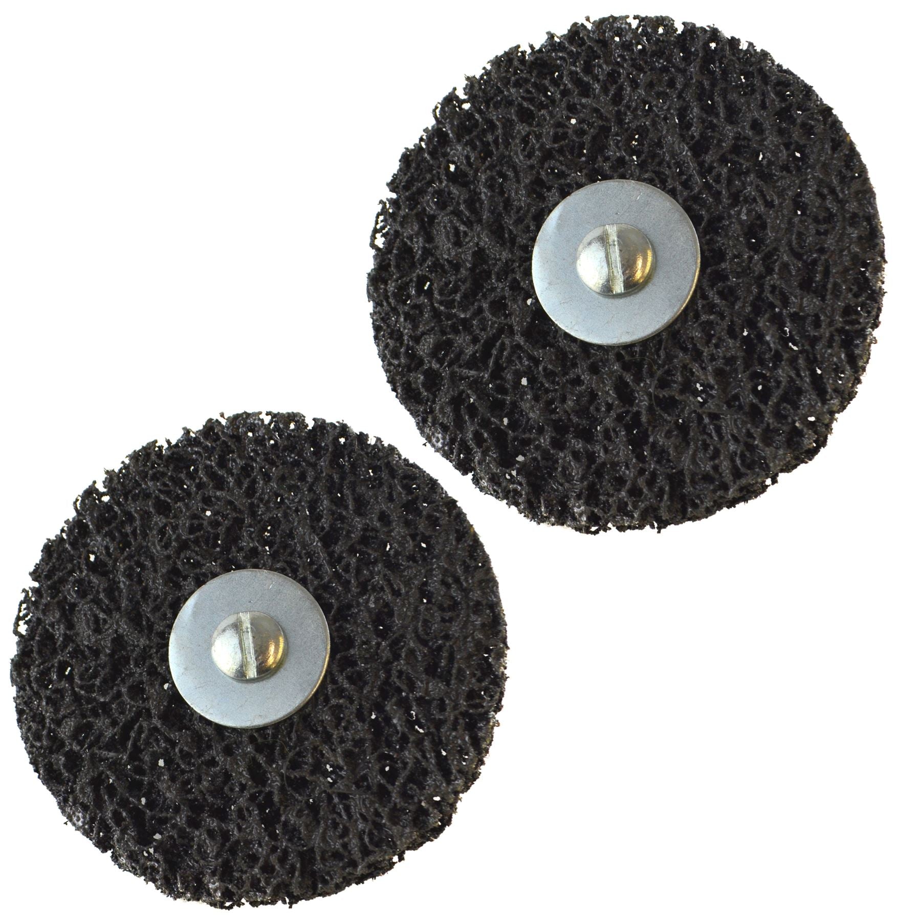 2 disques de nettoyage et de décapage de 100 mm pour éliminer les projections de peinture antirouille et de soudure, tige de 6 mm