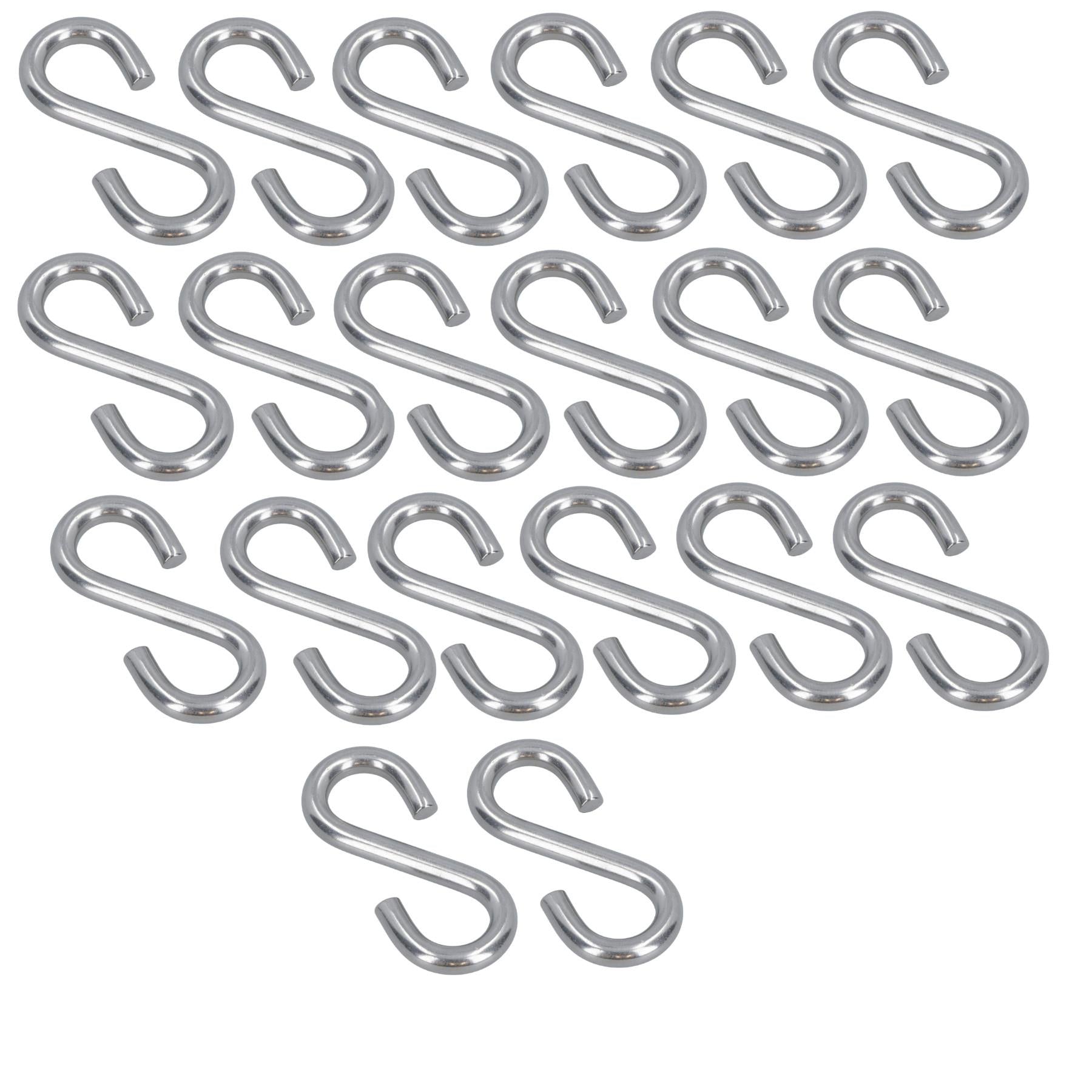 S Hook Hanging 3mm Stainless Steel Marine Grade Kitchen Pan Hanger Clothing