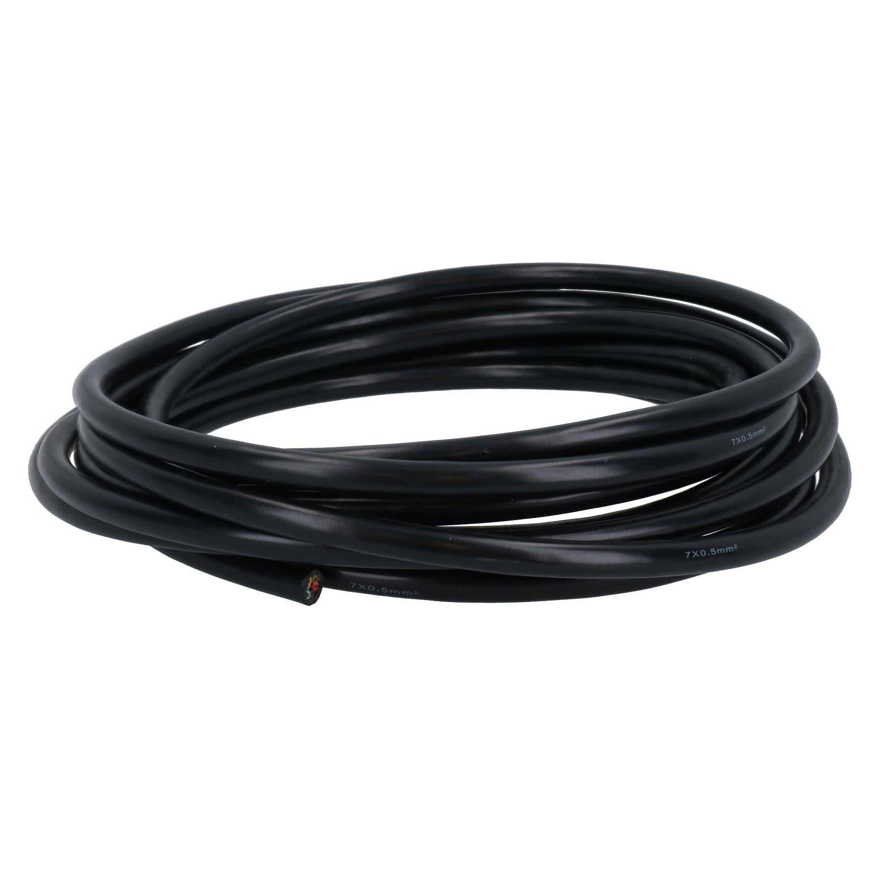 7-adriges Kabel für Anhänger und Wohnwagen in Automobilqualität