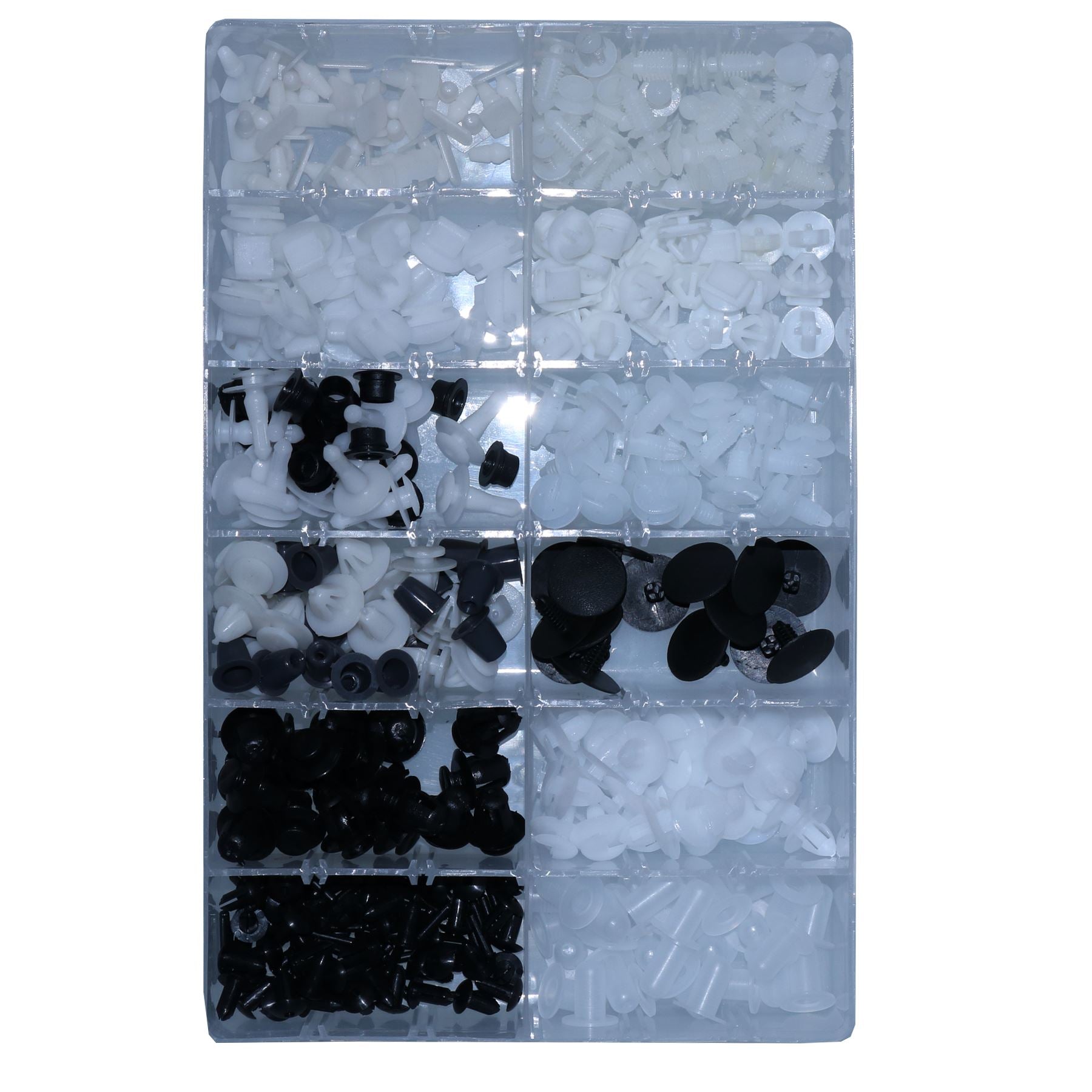 Assortiment de 345 rivets de fixation pour garnitures Peugeot et Citroën