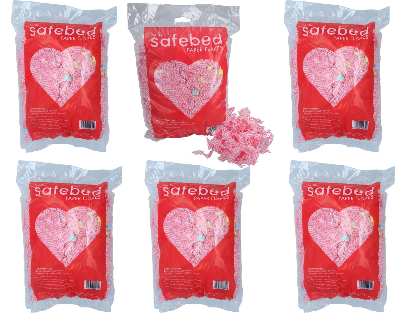 Sicheres Bett aus Papierflocken für Kleintiere, Hamster, Rennmäuse, Nistplätze (Farbe variiert)