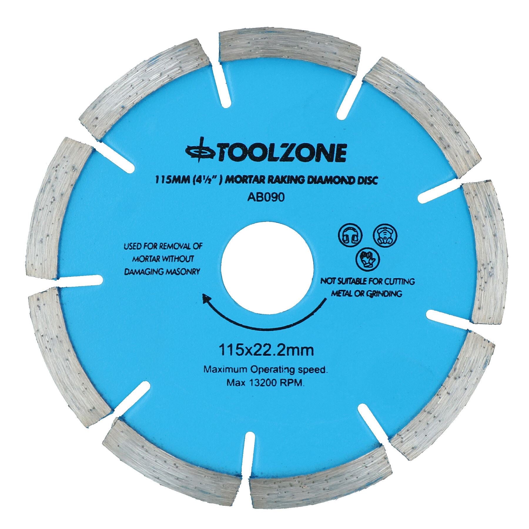 115mm Mortar Raking Diamond Pointing Disc Blade Masonry 6mm Thick