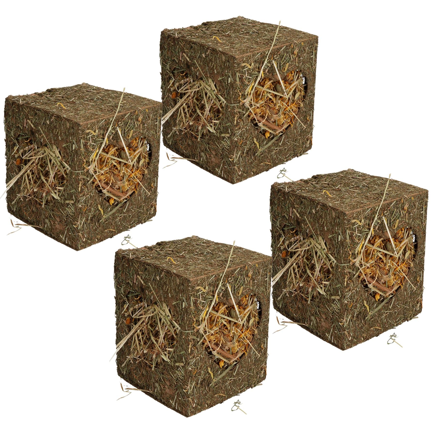 Petits animaux Cochons d'Inde Lapins Boredom Breaker Medium Hay Cube 12,5 cm