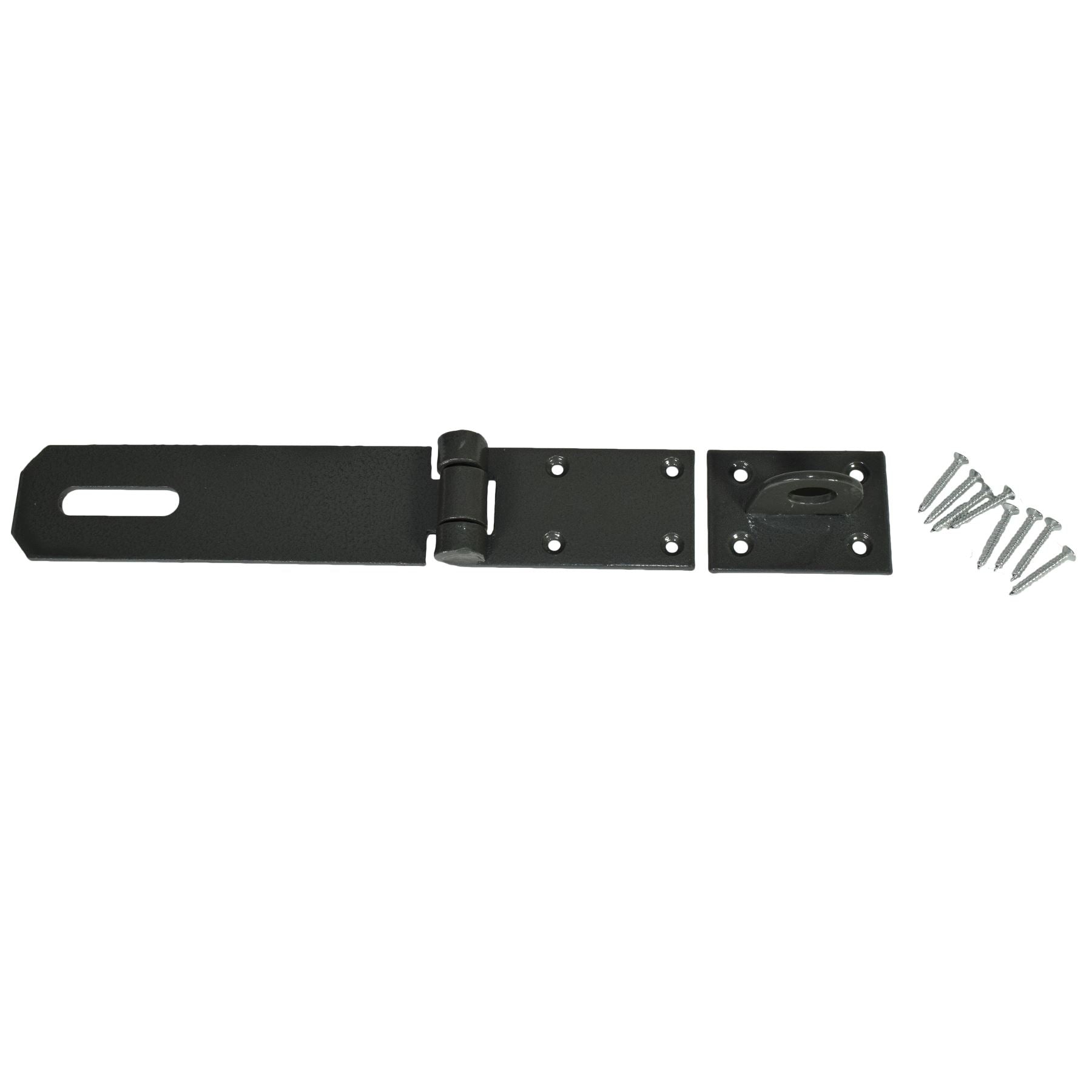 Heavy Duty Cast Iron Hasp And Staple Security Garage Shed Attachment 7" x 2"