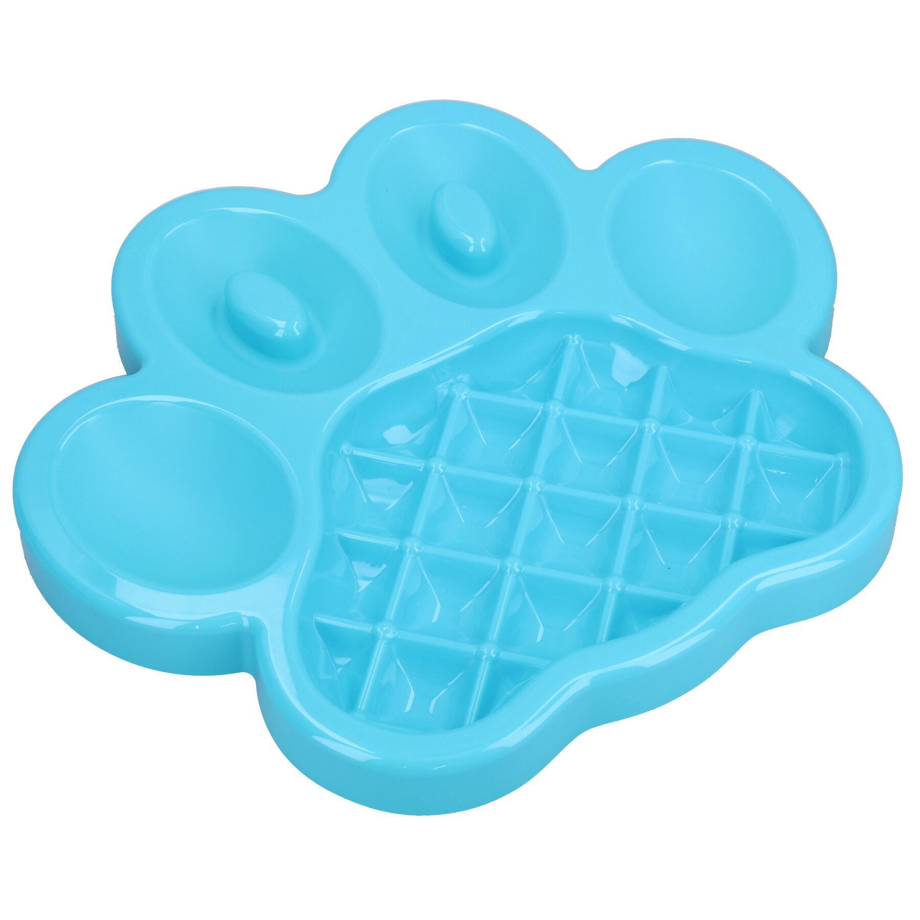 2PK Blue PAW Interactive Dog Slow Feeder Food Accessories Control Fast Eating