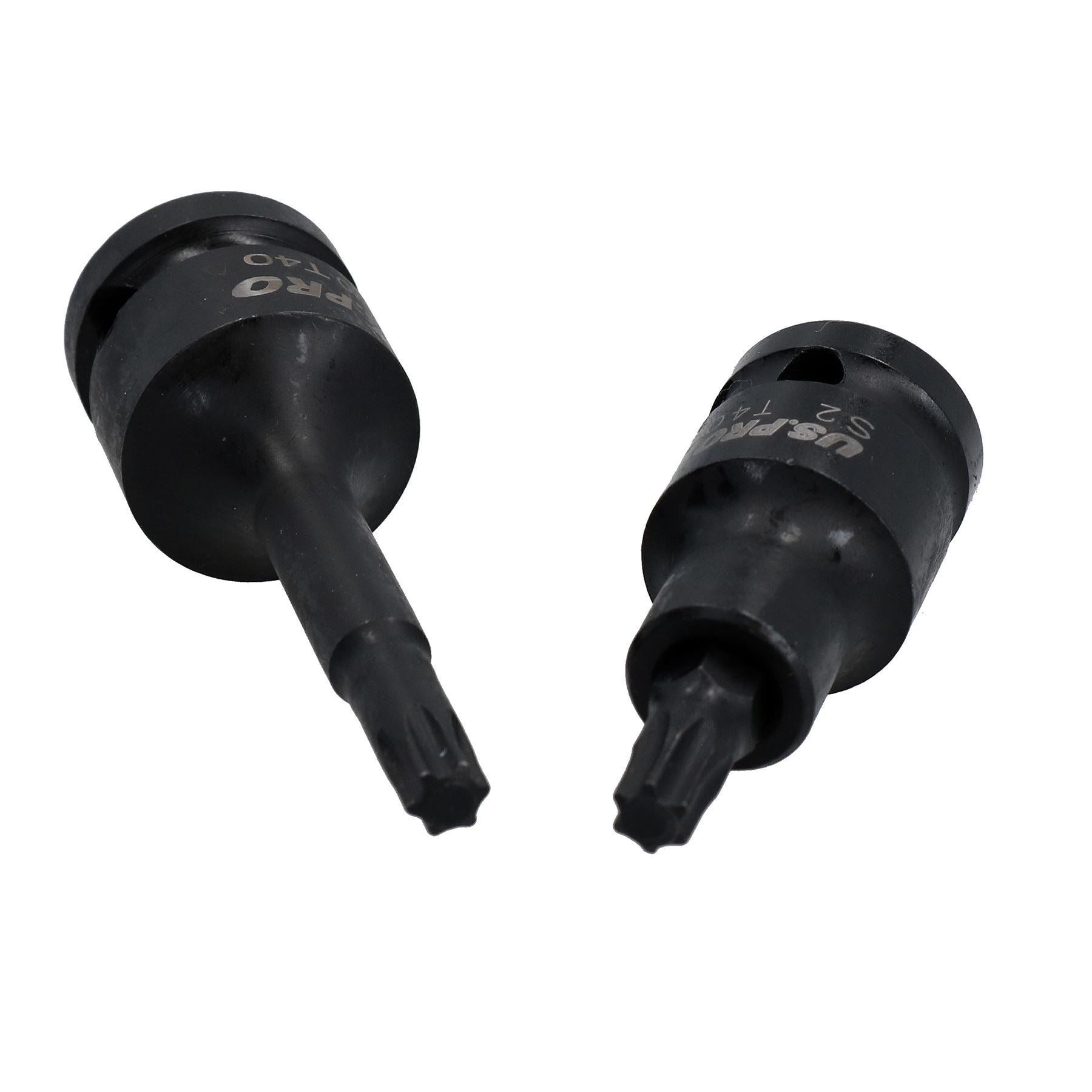 Douilles Torx mâles à impact courtes (53 mm) + longues (78 mm) T40, entraînement 1/2"