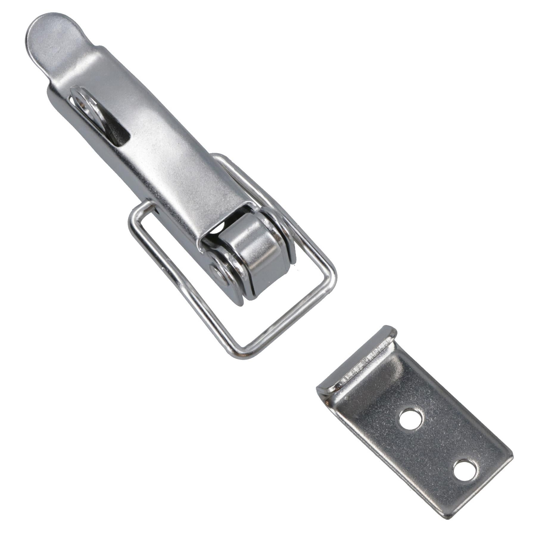115mm Stainless Steel Bailing Latch Over Centre Catch Cam Hook Stainless Steel