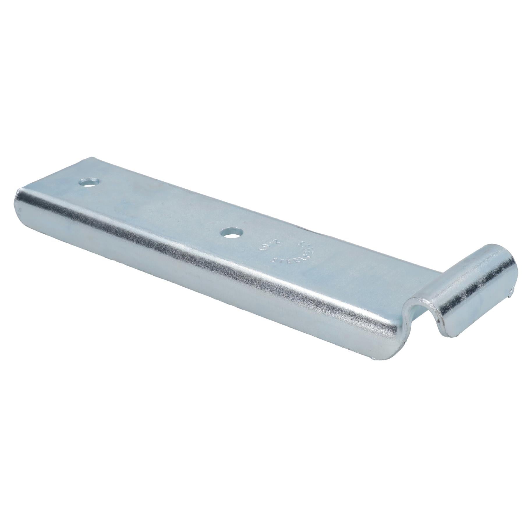 Anhänger-Haltehaken, lang, über der Mitte verriegelbar, 126 mm x R3,5, 280 kg Tragkraft