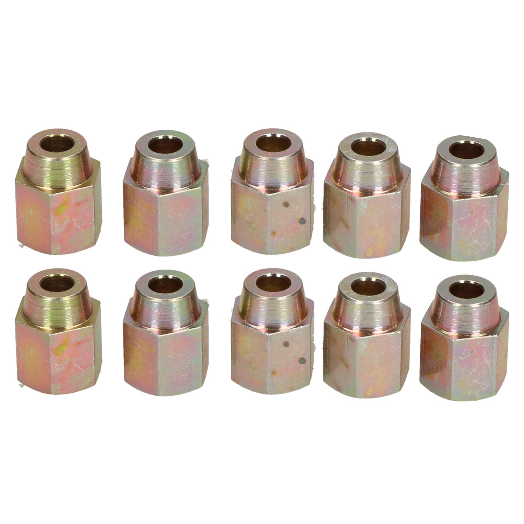 12 mm x 1 mm Bremsleitungsverschraubungen aus Stahl, männlich und weiblich, für 1/4-Zoll-Rohr, 20er-Pack