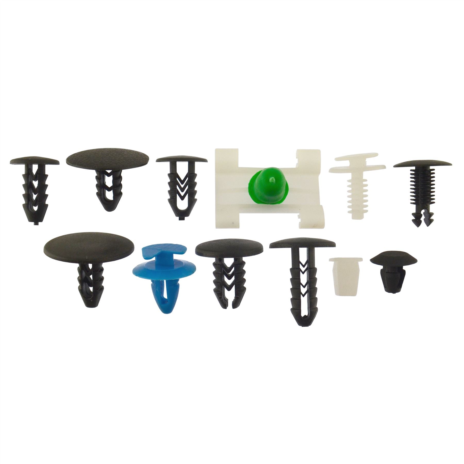 Assortiment de clips de garniture Fiat, clips de fixation pour œillets de retenue, 308 pièces