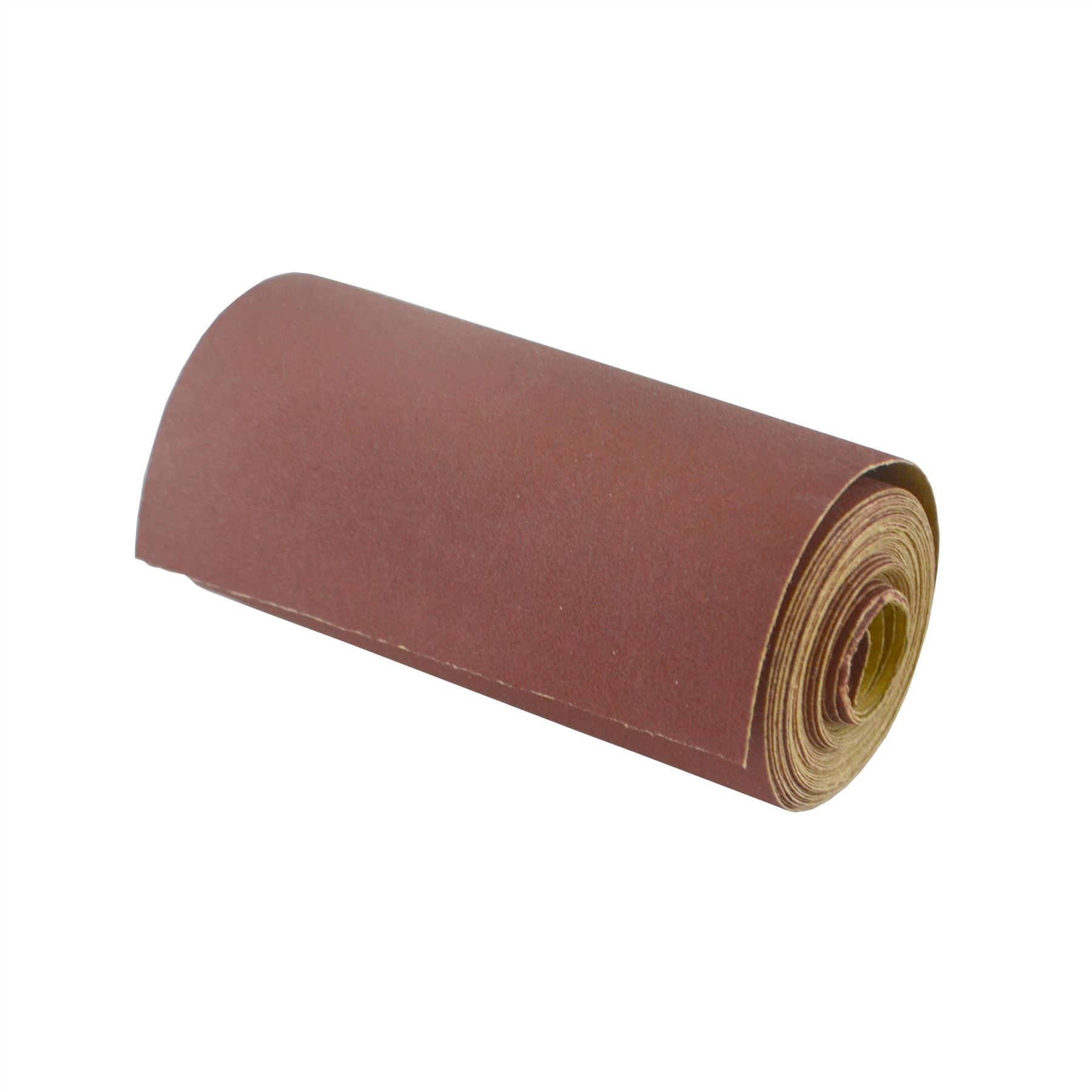 Rouleau de papier de verre abrasif oxyde d'aluminium 5 m x 115 mm grain 60/80/120