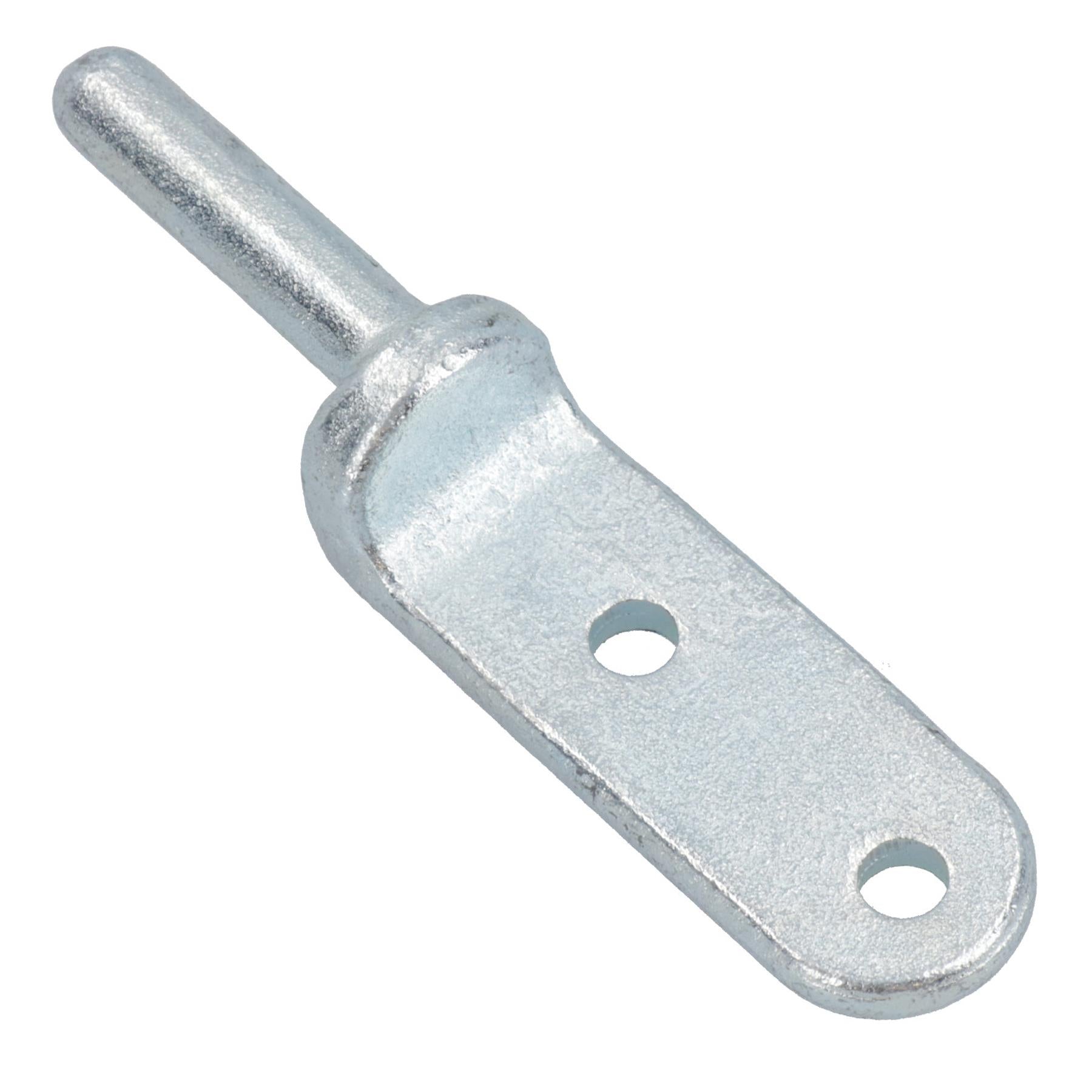 12.5mm Bolt On Gudgeon Tailboard Hinge Pin for Trucks Trailers Zinc Plated