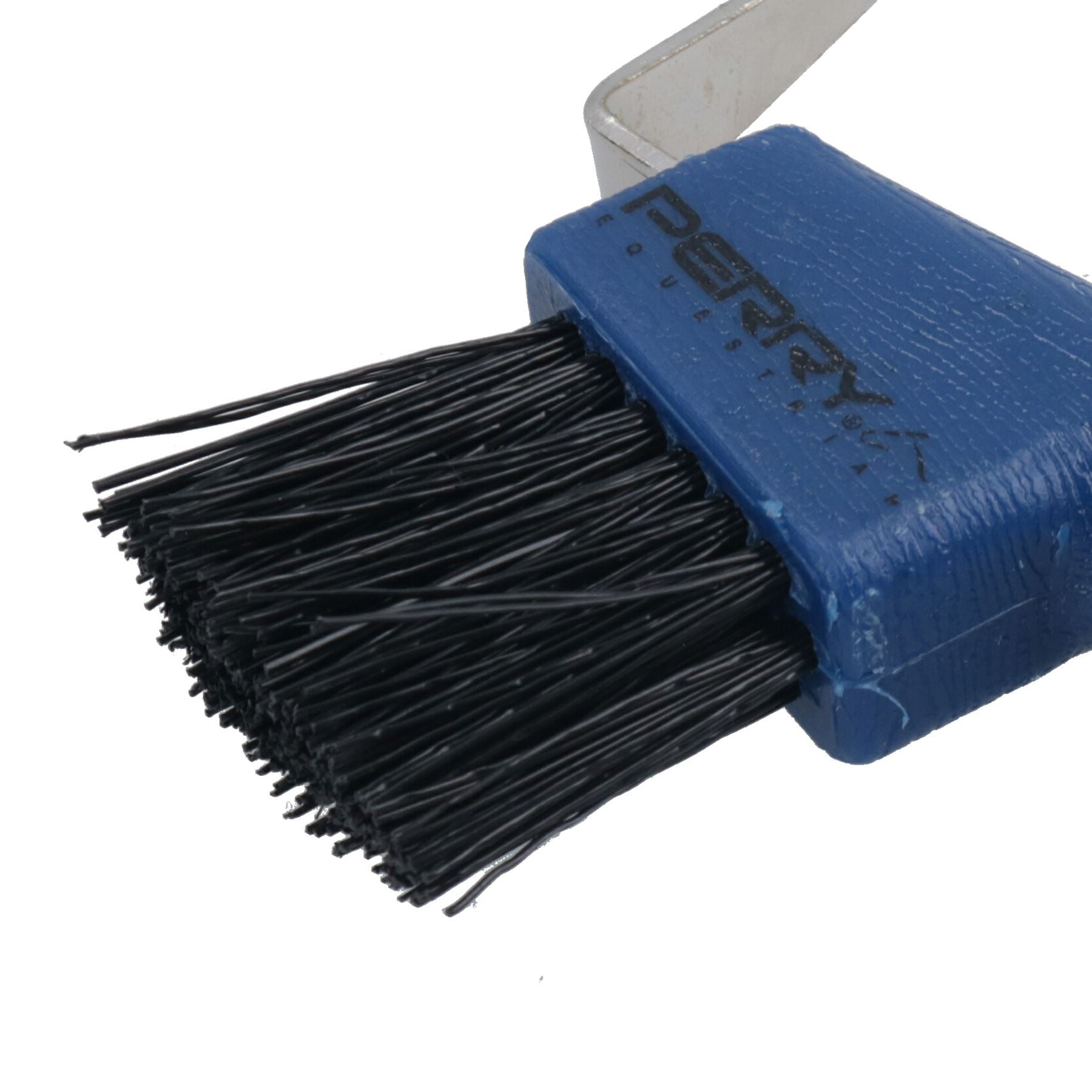 Cure-pieds et brosse durables pour chevaux bleus avec poignée ondulée, accessoire d'écurie