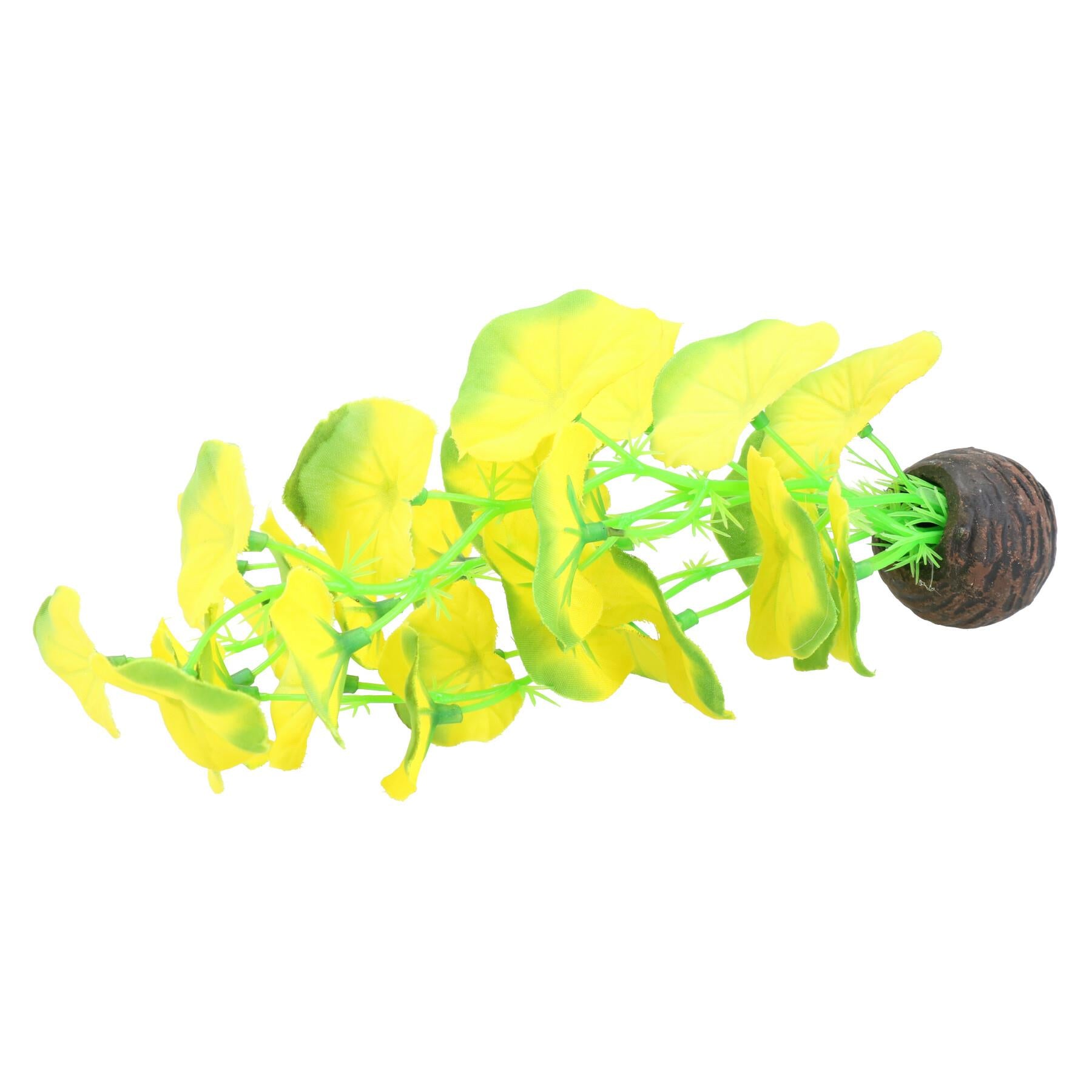 Aquatic Aquarium Fish Tank Self Sinking Medium Middle Silk Plant H-20cm (No10)