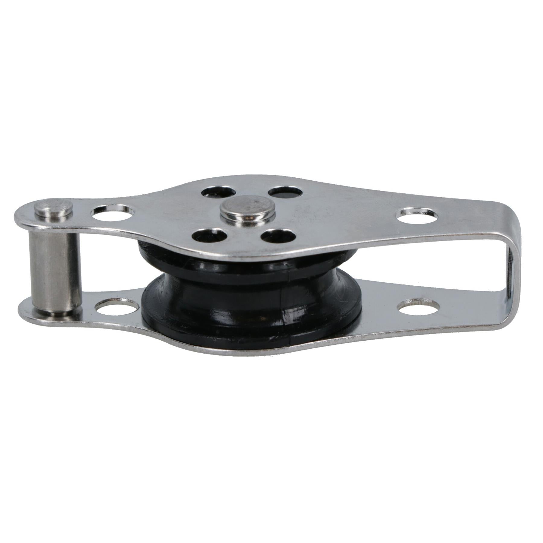 Marine Pulley Block With 25mm Diameter Nylon Wheel 316 Grade Stainless Steel