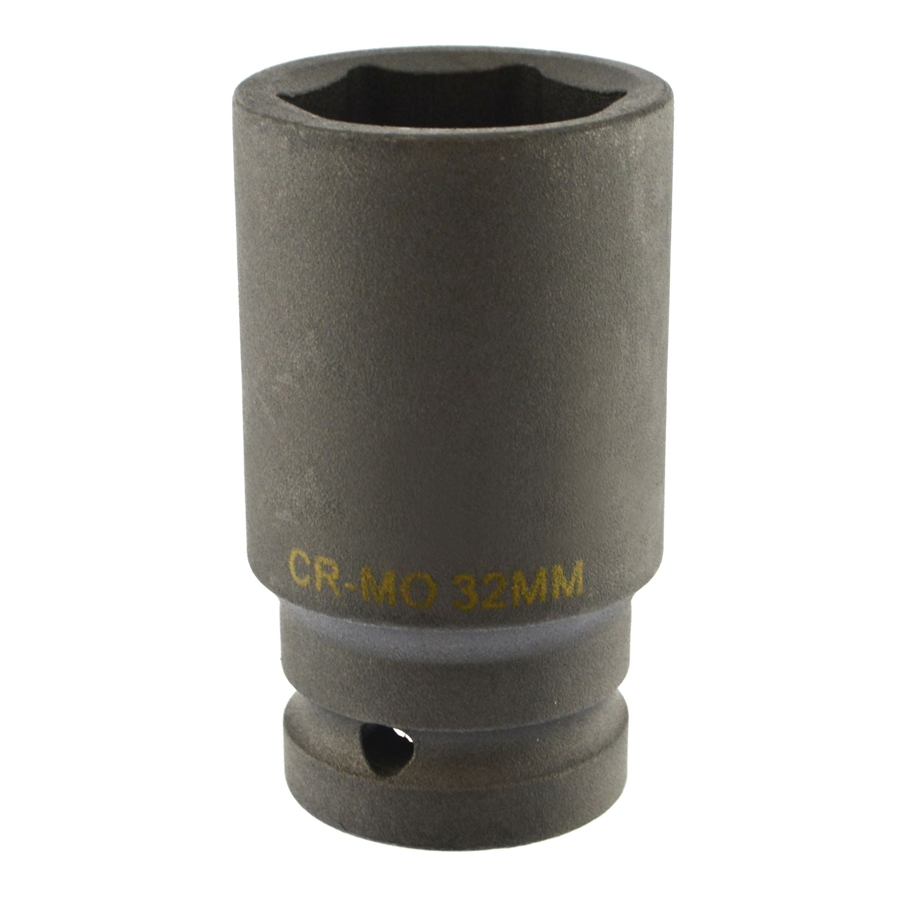 32mm Metric 3/4 Drive Double Deep Impact Socket 6 Sided Single Hex Thick Walled