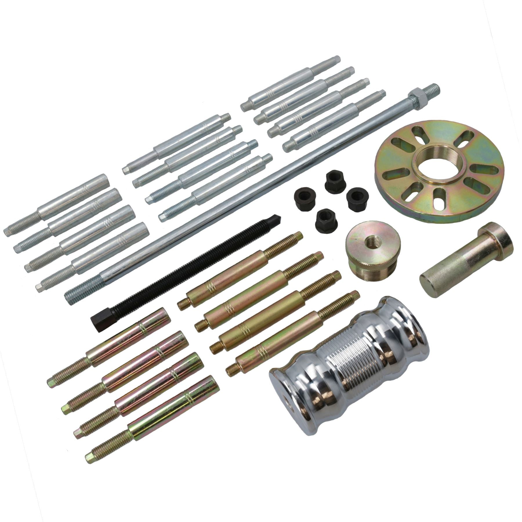 Extracteur de moyeu de roue universel robuste à 4/5 goujons, marteau coulissant, extracteur et installateur