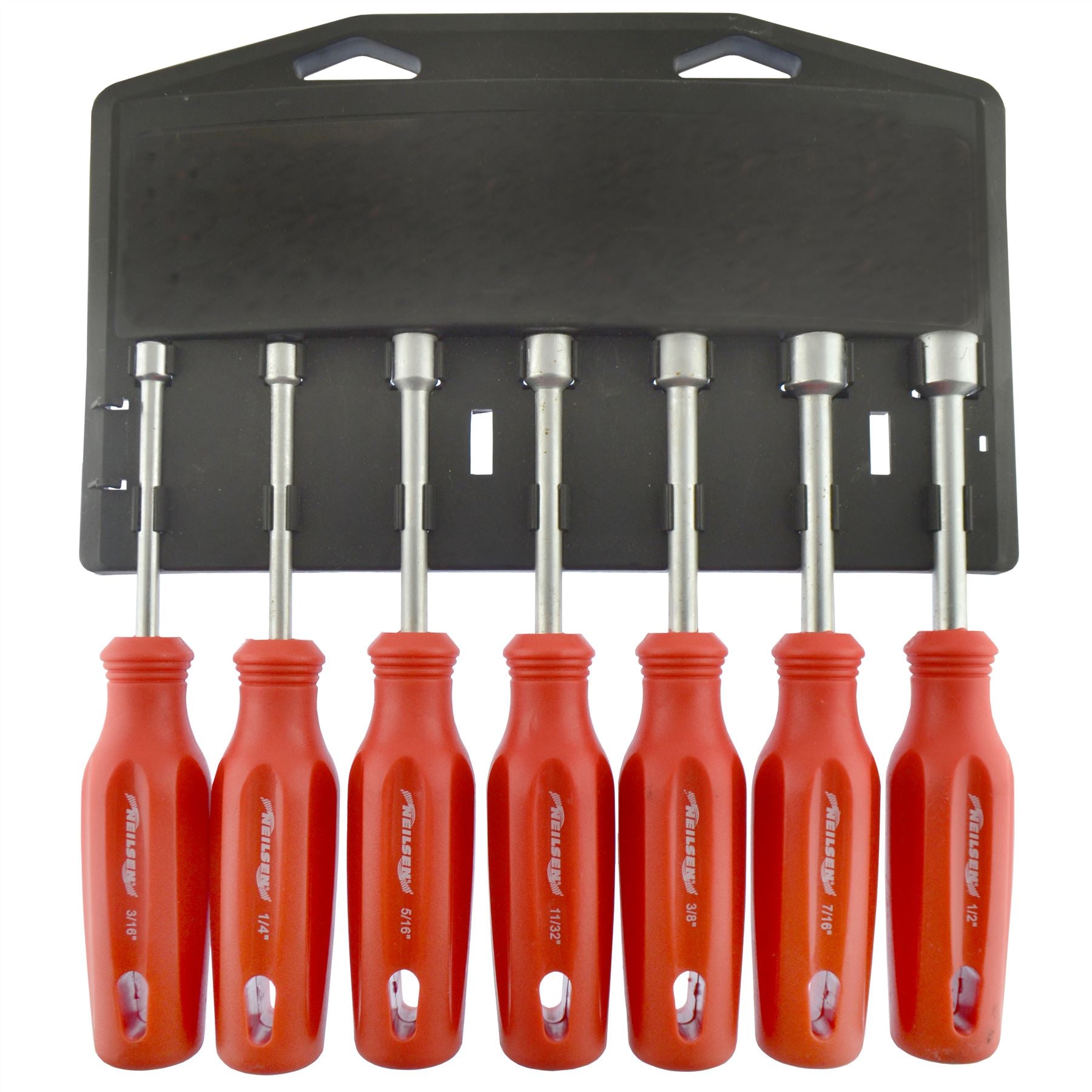Jeu d'outils de tournevis à écrous, tailles impériales / AF / SAE 3/16" - 1/2" 7 pièces