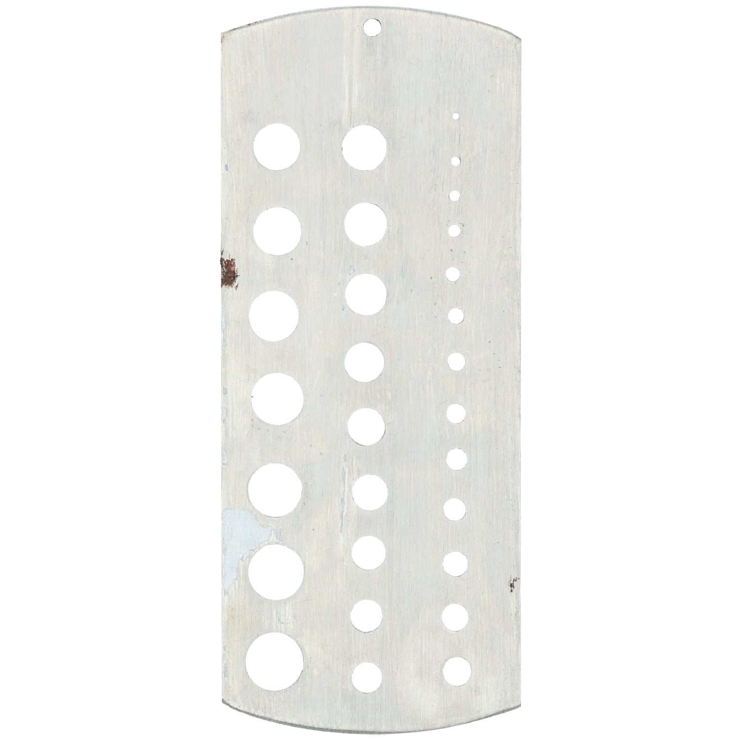 Calibre de taille de foret fractionnaire impérial 1/16"-1/2" Guide de trou de taraudage en acier inoxydable