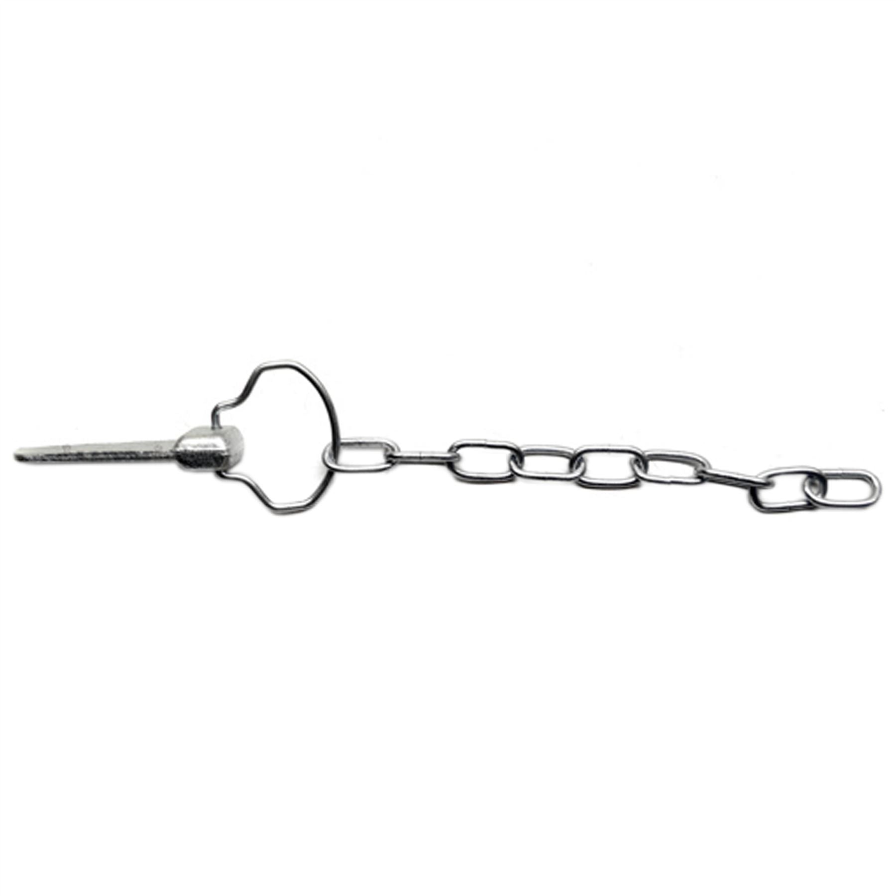 Verzinkter flacher Splintfederring und Kette