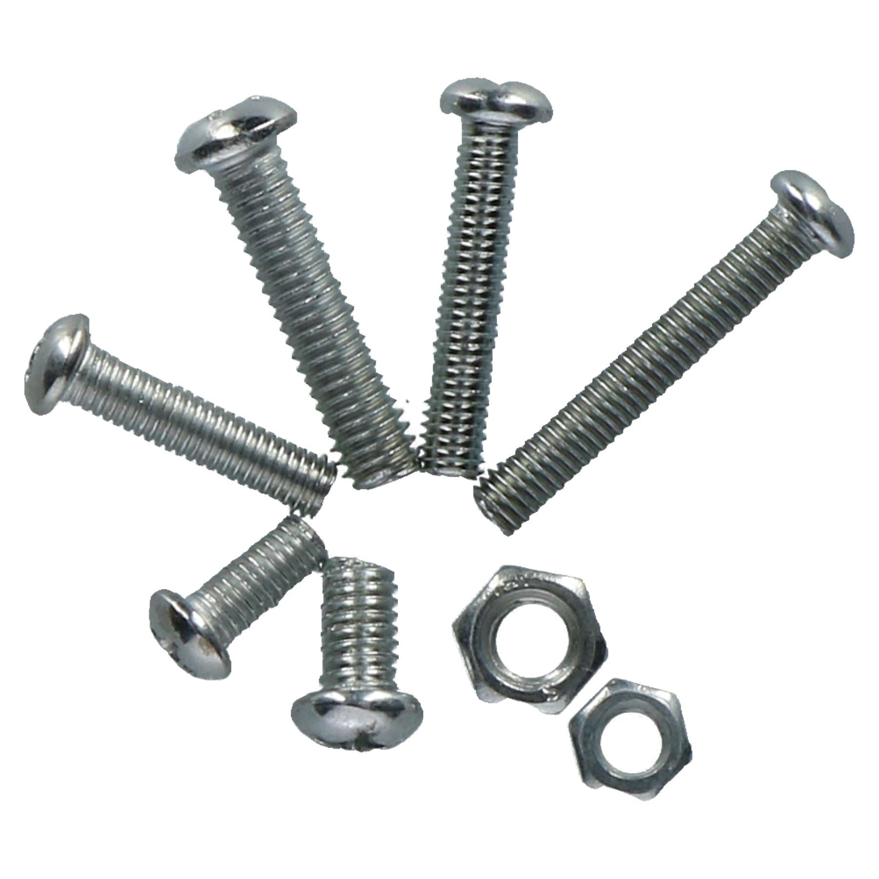 Nuts and Bolts Washers Phillips Dome Head Bolt-Screw Metric M5 - M6 220pc kit