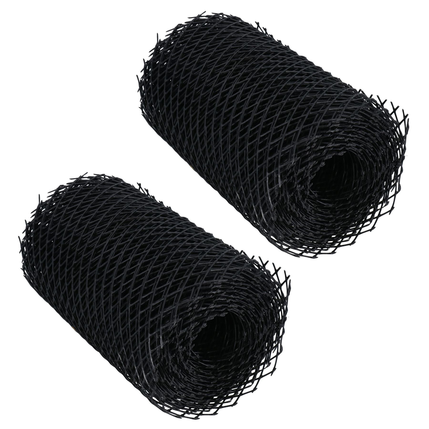 Protection de gouttière en plastique, protection contre les débris de feuilles pour gouttières jusqu'à 16 cm de large